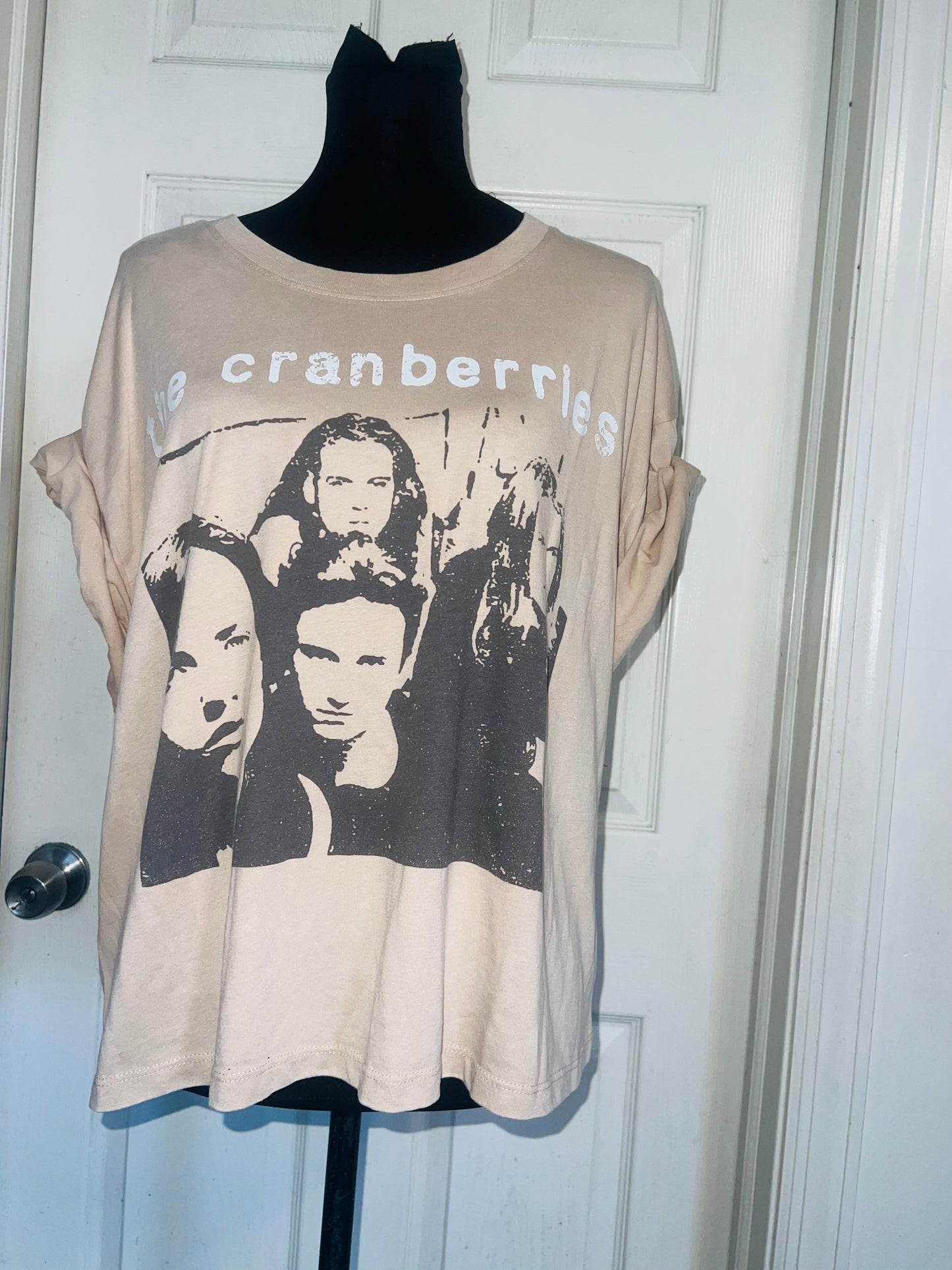 The Cranberries Oversized Distressed Tee