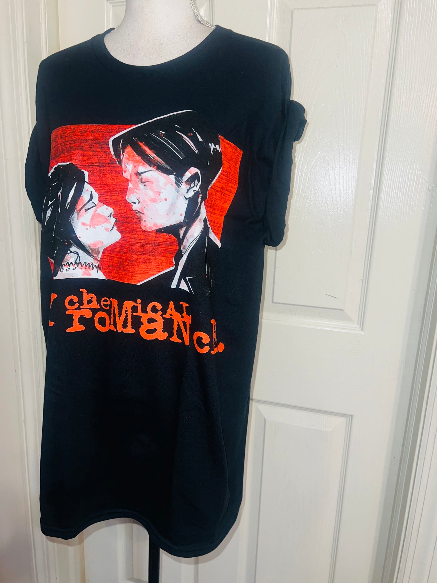 My Chemical Romance Oversized Distressed Tee