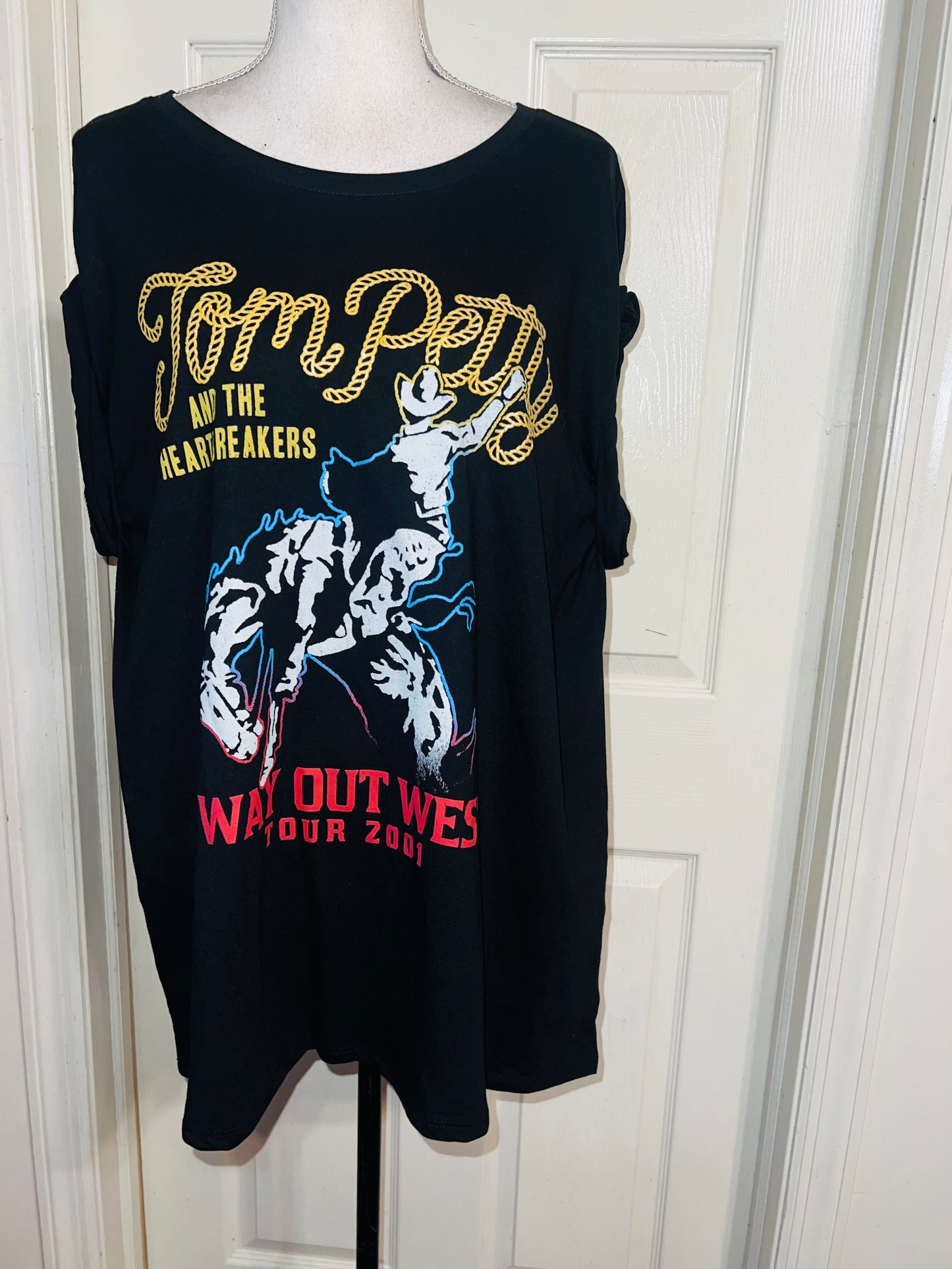 Tom Petty & The Heartbreakers Oversized Distressed Tee