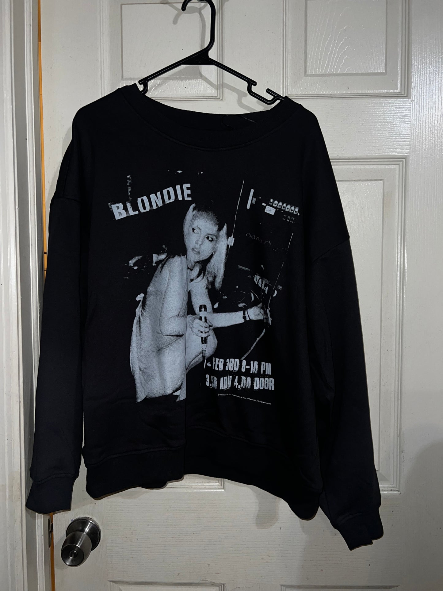 Blondie Oversized Distressed Sweatshirt