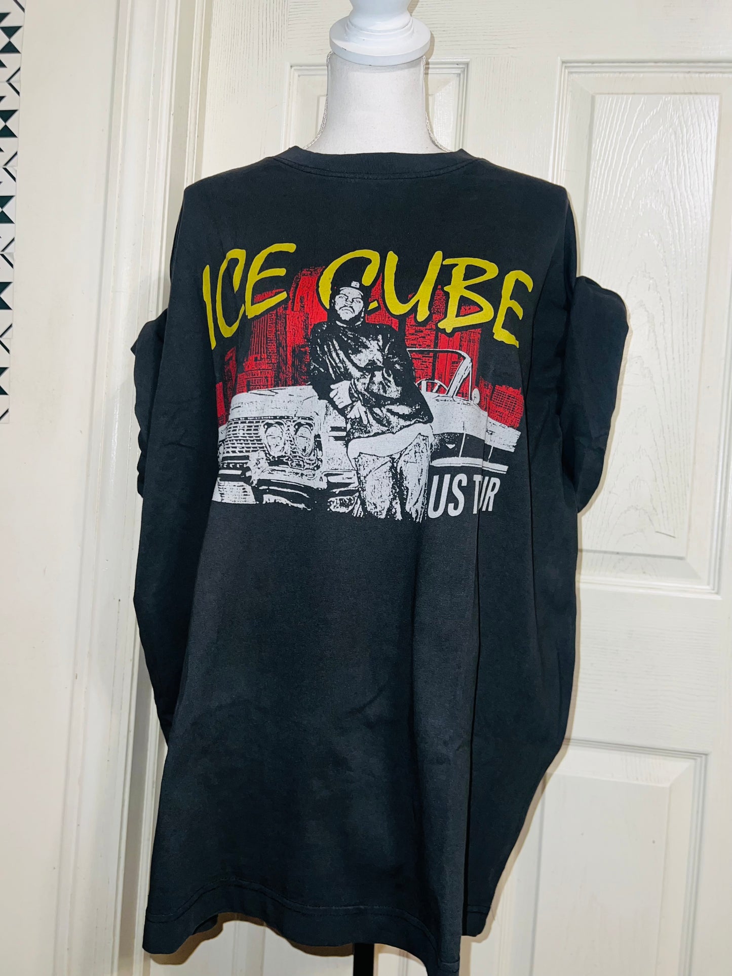 Ice Cube Double Sided Oversized Distressed Tee
