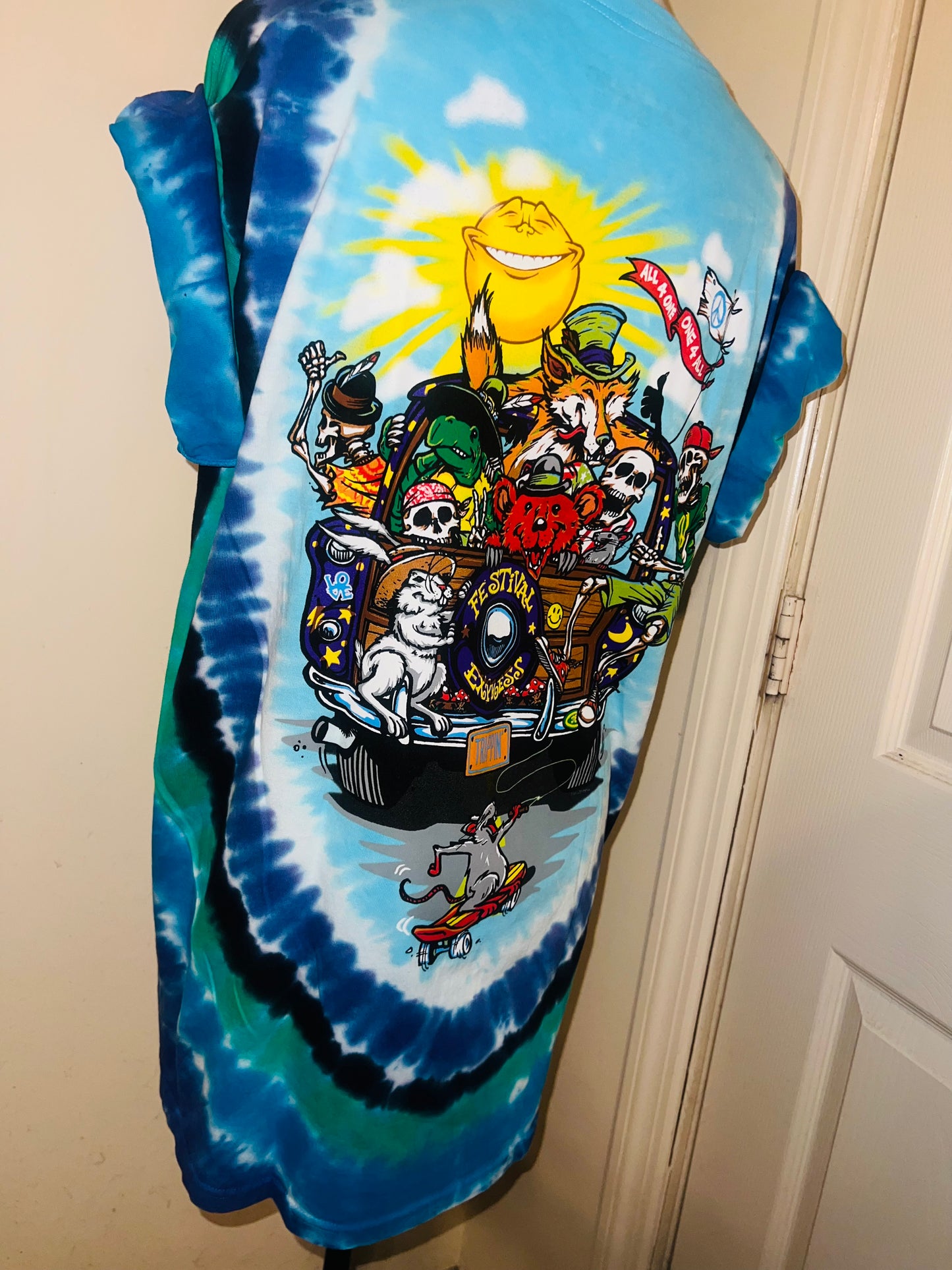 Grateful Dead Road Trippin’ Double Sided Distressed Tee