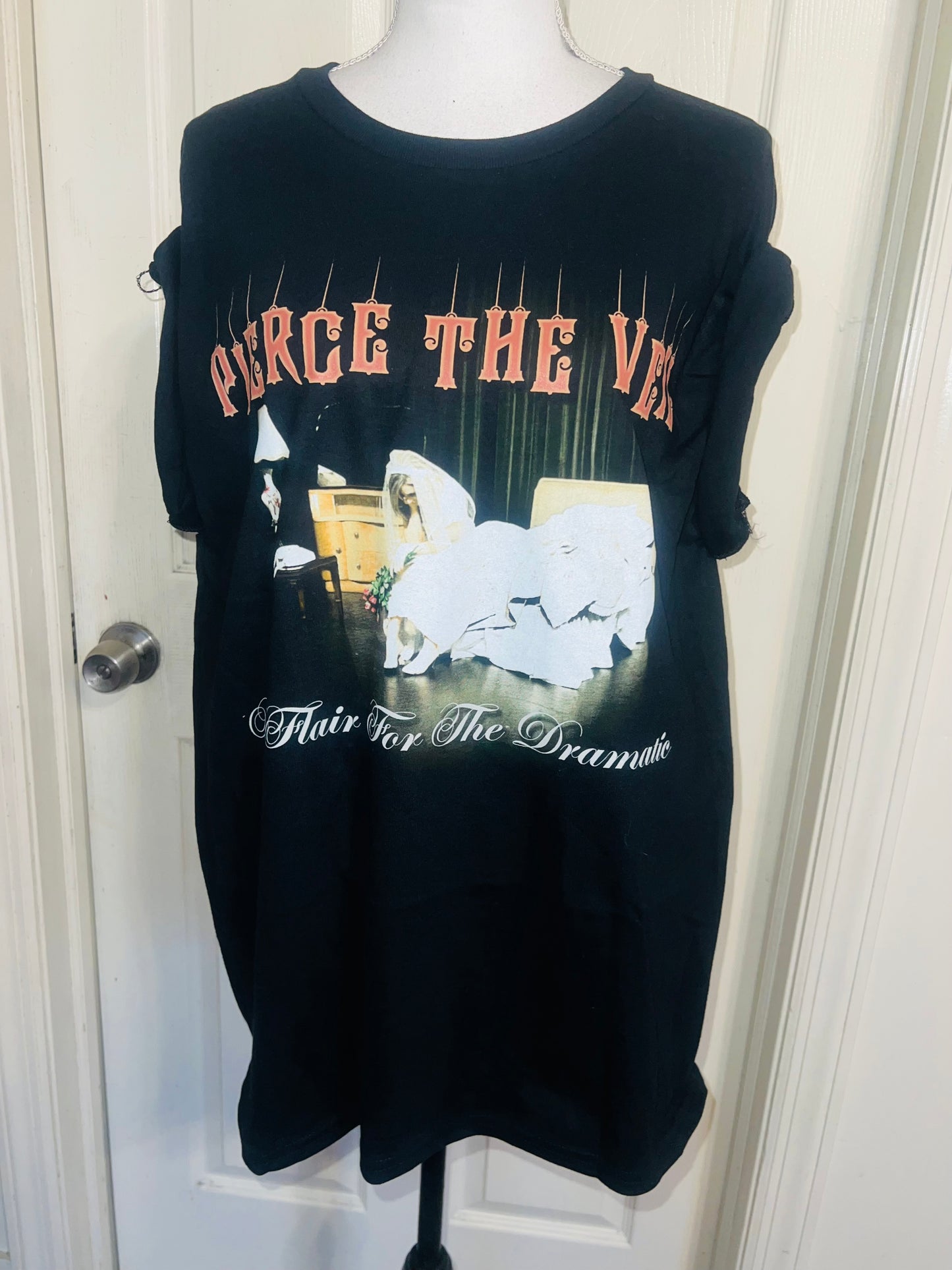 Pierce the Veil Oversized Distressed Tee