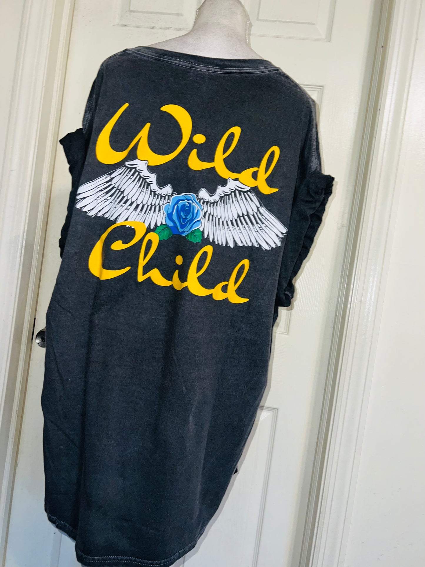 Betty Boop Wild Child Oversized Distressed Tee