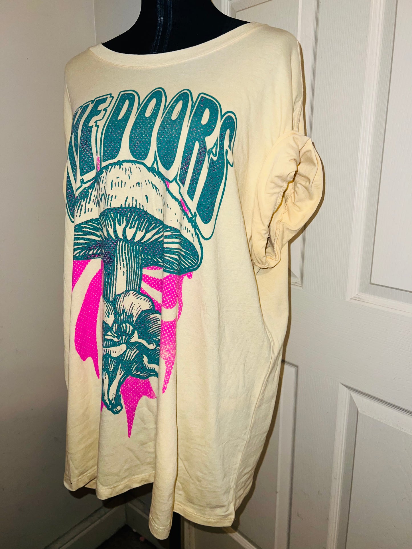 The Doors Double Sided Oversized Distressed Tee