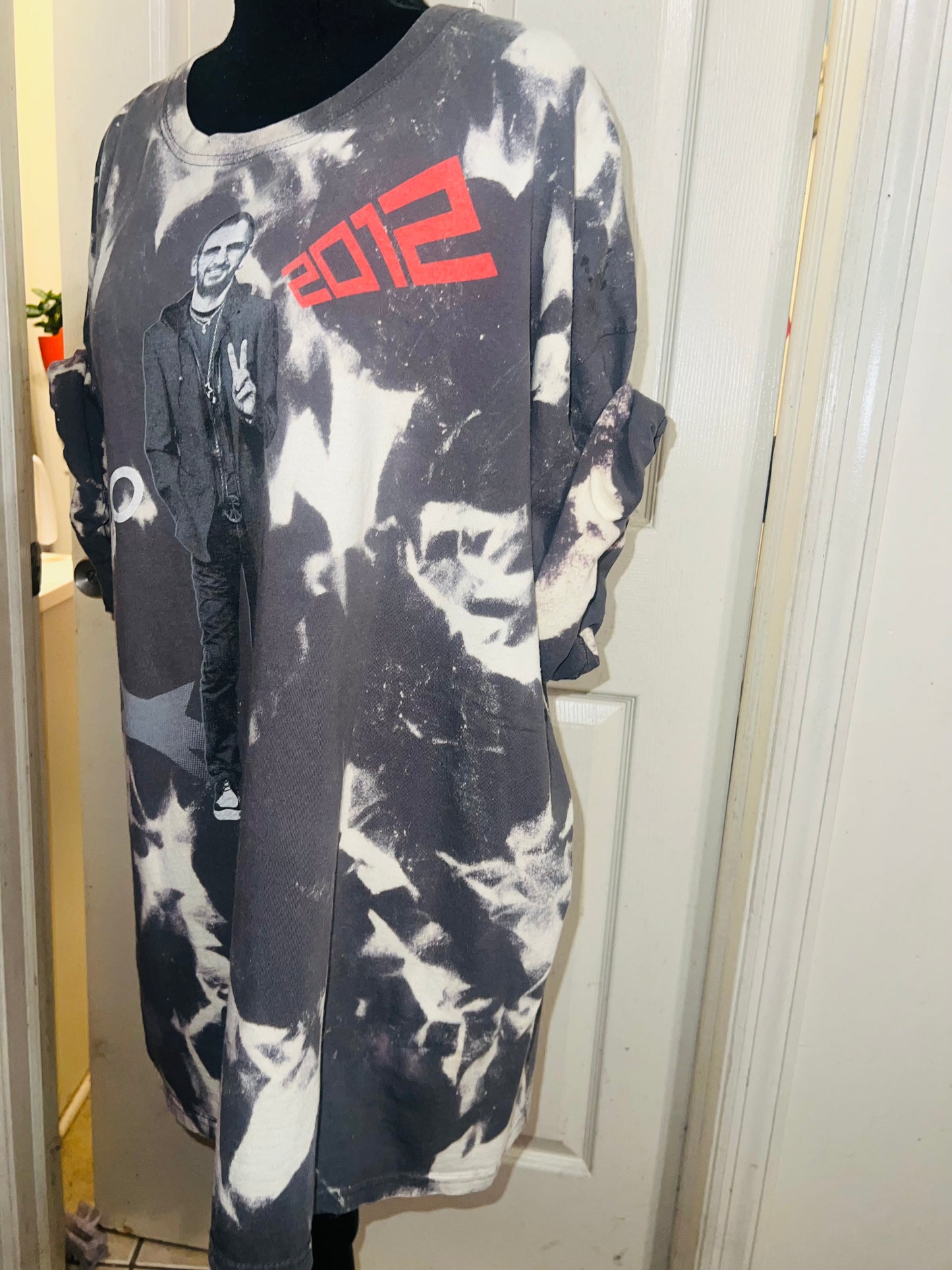 Bleached Ringo Starr Vintage Double Sided Tee