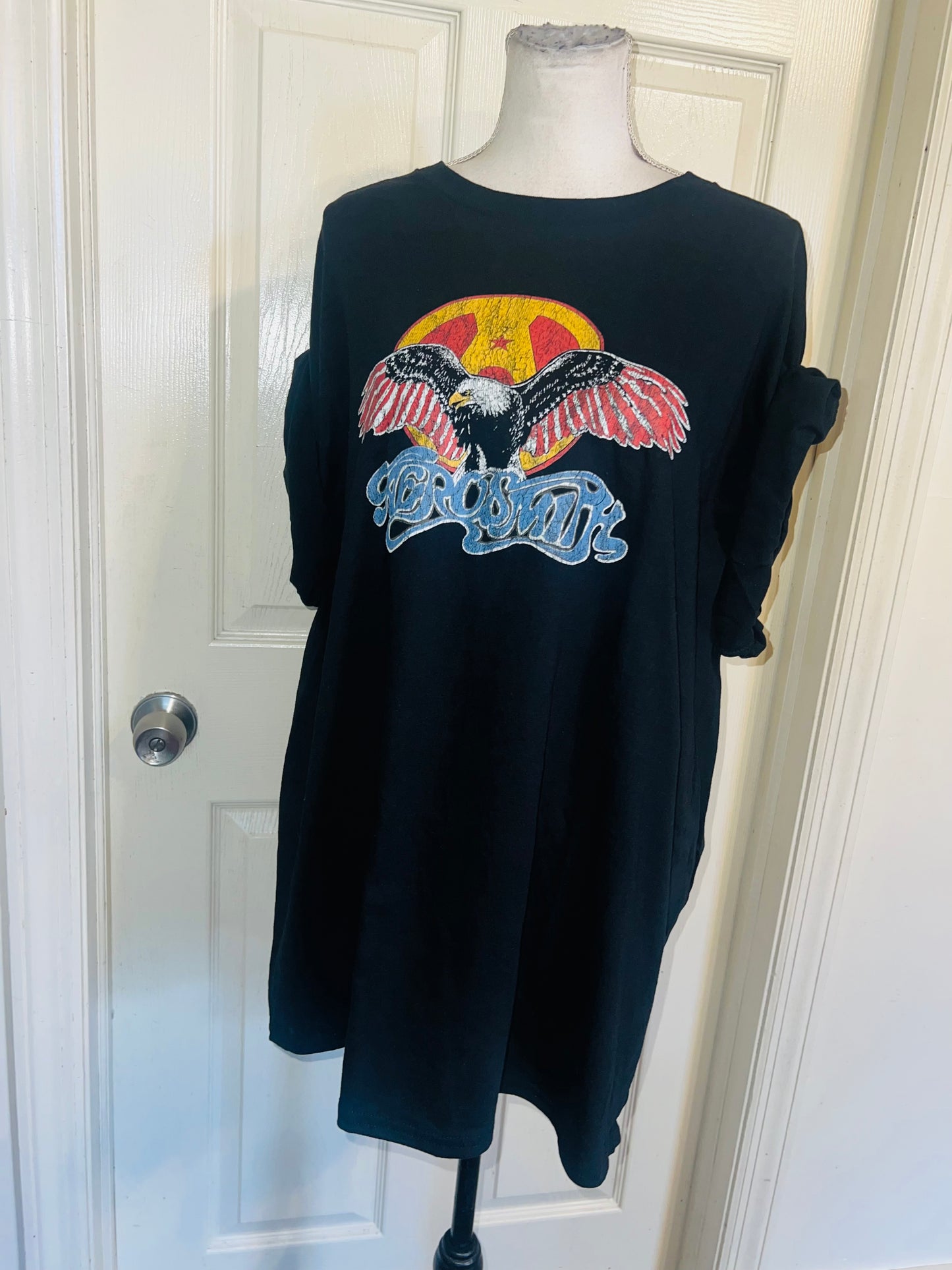 Aerosmith Oversized Distressed Tee