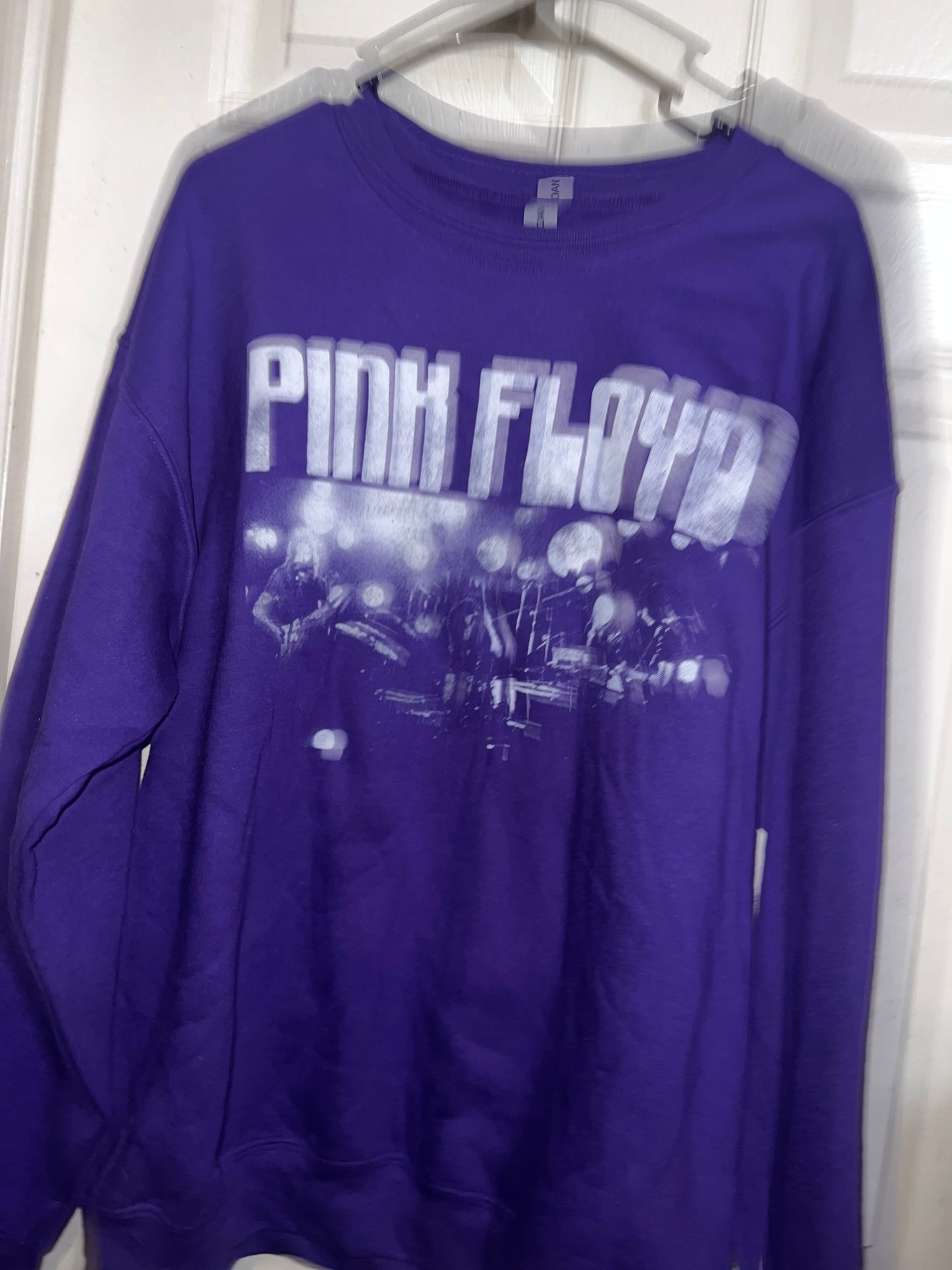 Pink Floyd Oversized Distreseed Sweatshirt