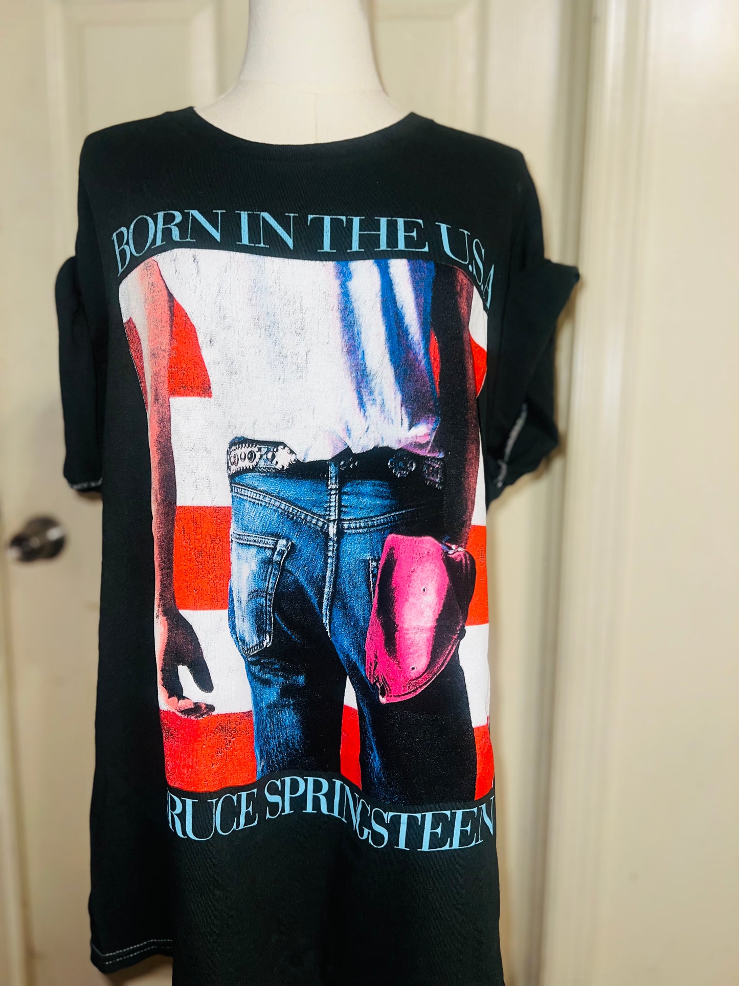 Bruce Springsteen Oversized Distressed Tee