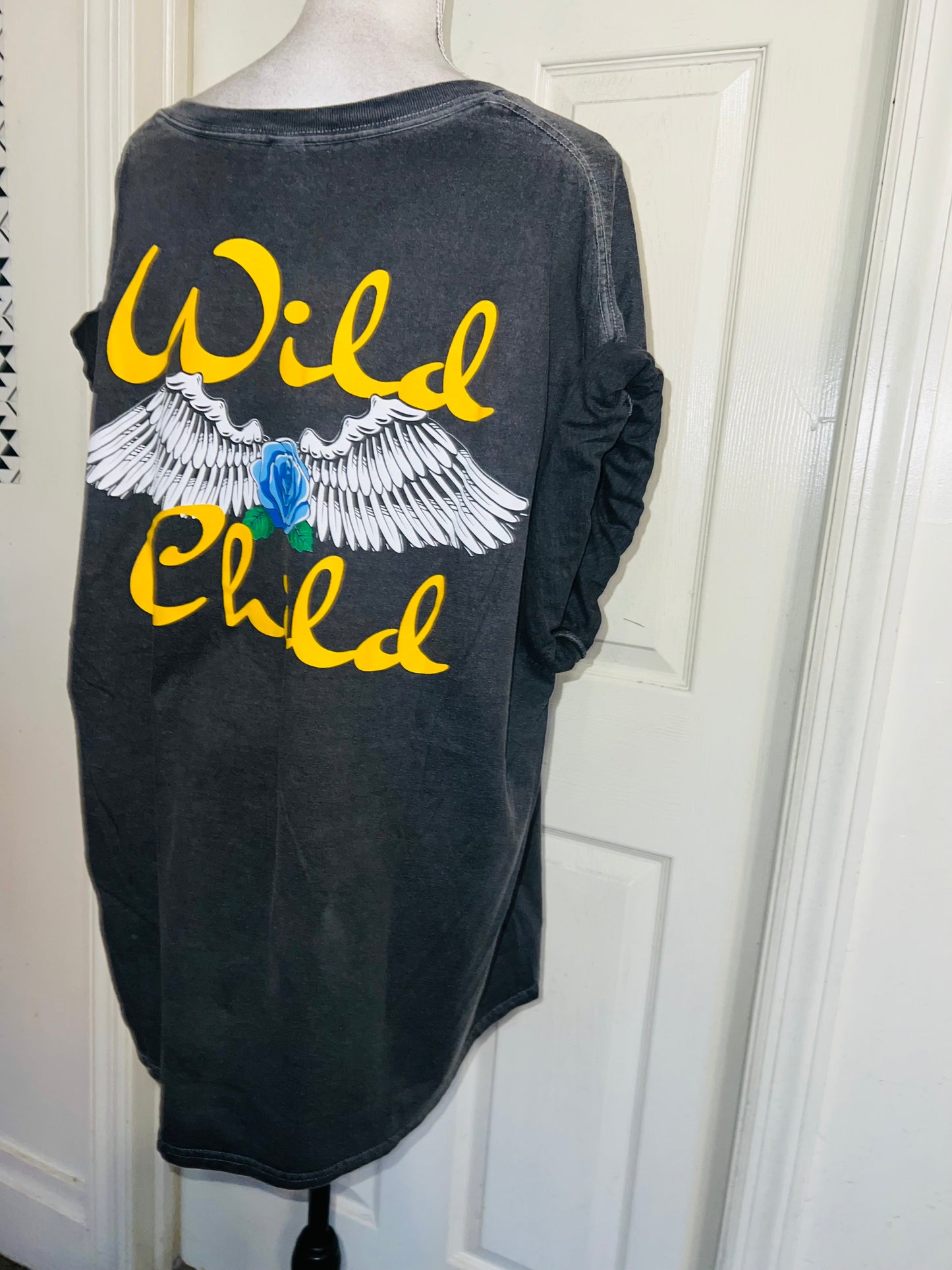 Betty Boop Wild Child Oversized Distressed Tee