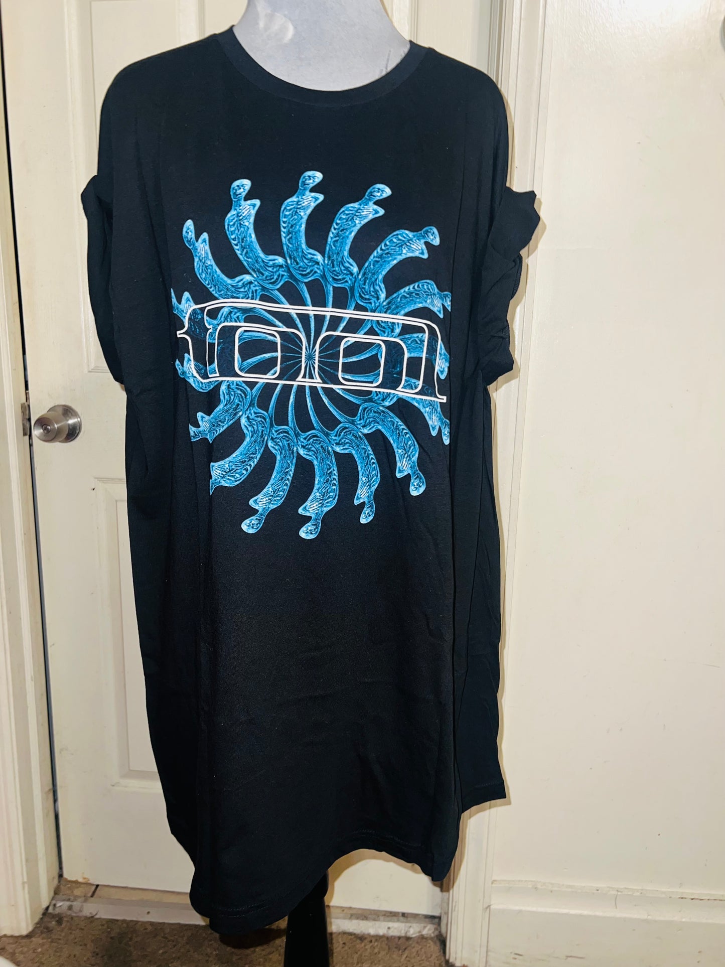 Tool Oversized Distressed Tee