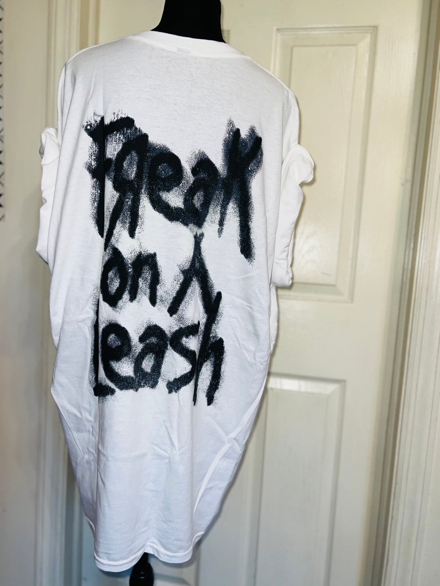 Korn Double Sided Oversized Distressed Tee