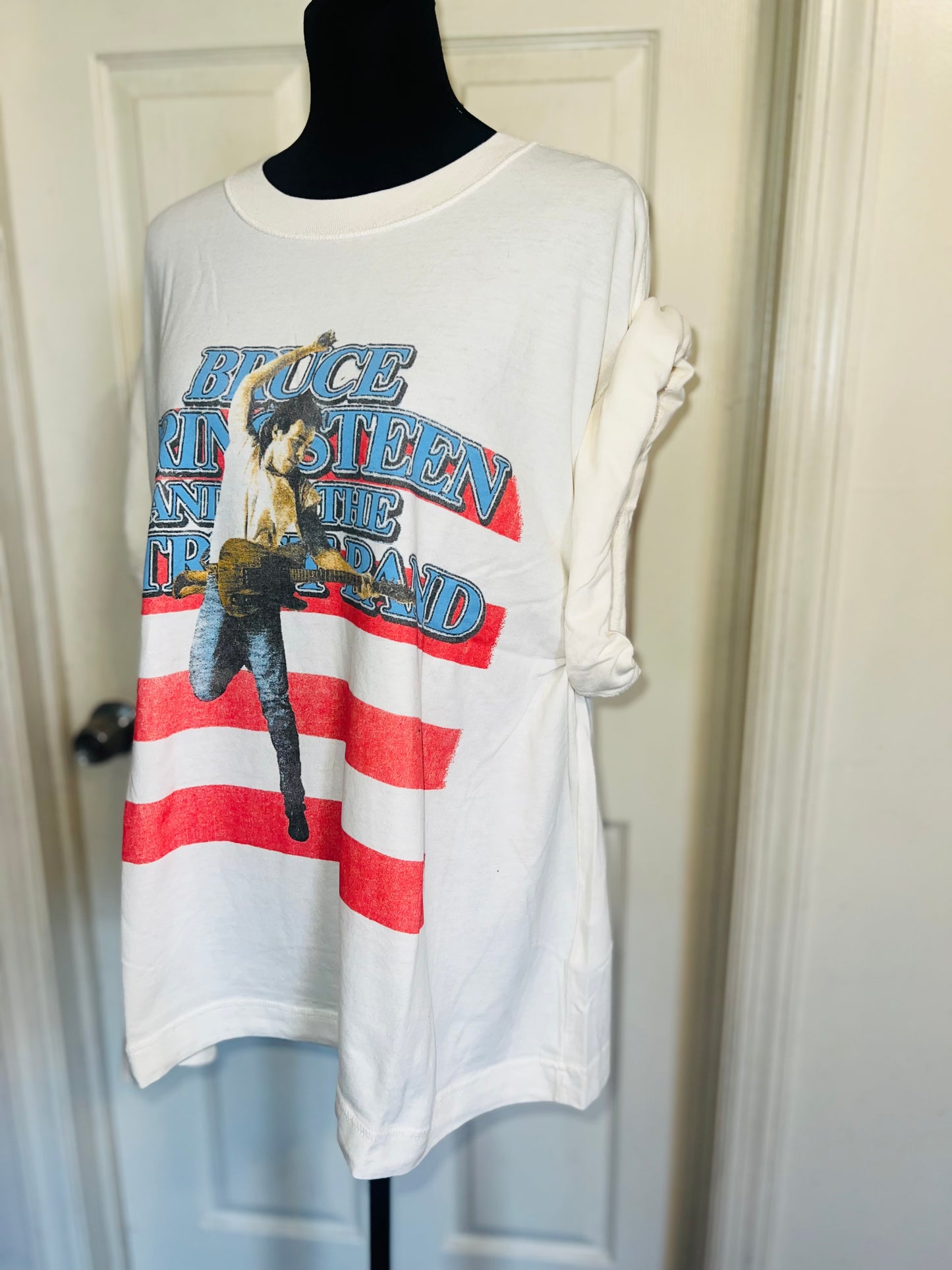 Bruce Springsteen and the Street Band Double Sided Oversized Distressed Tee