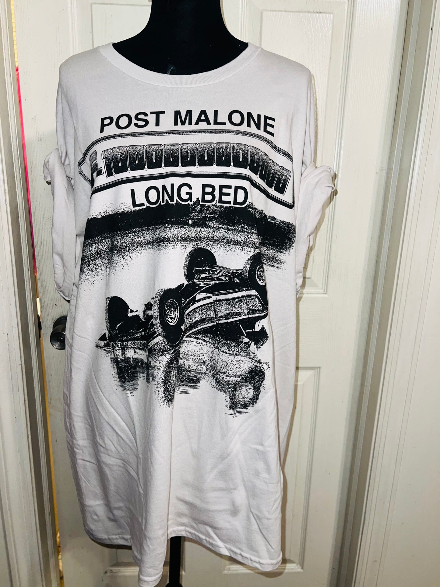Post Malone Double Sided Oversized Distressed Tee