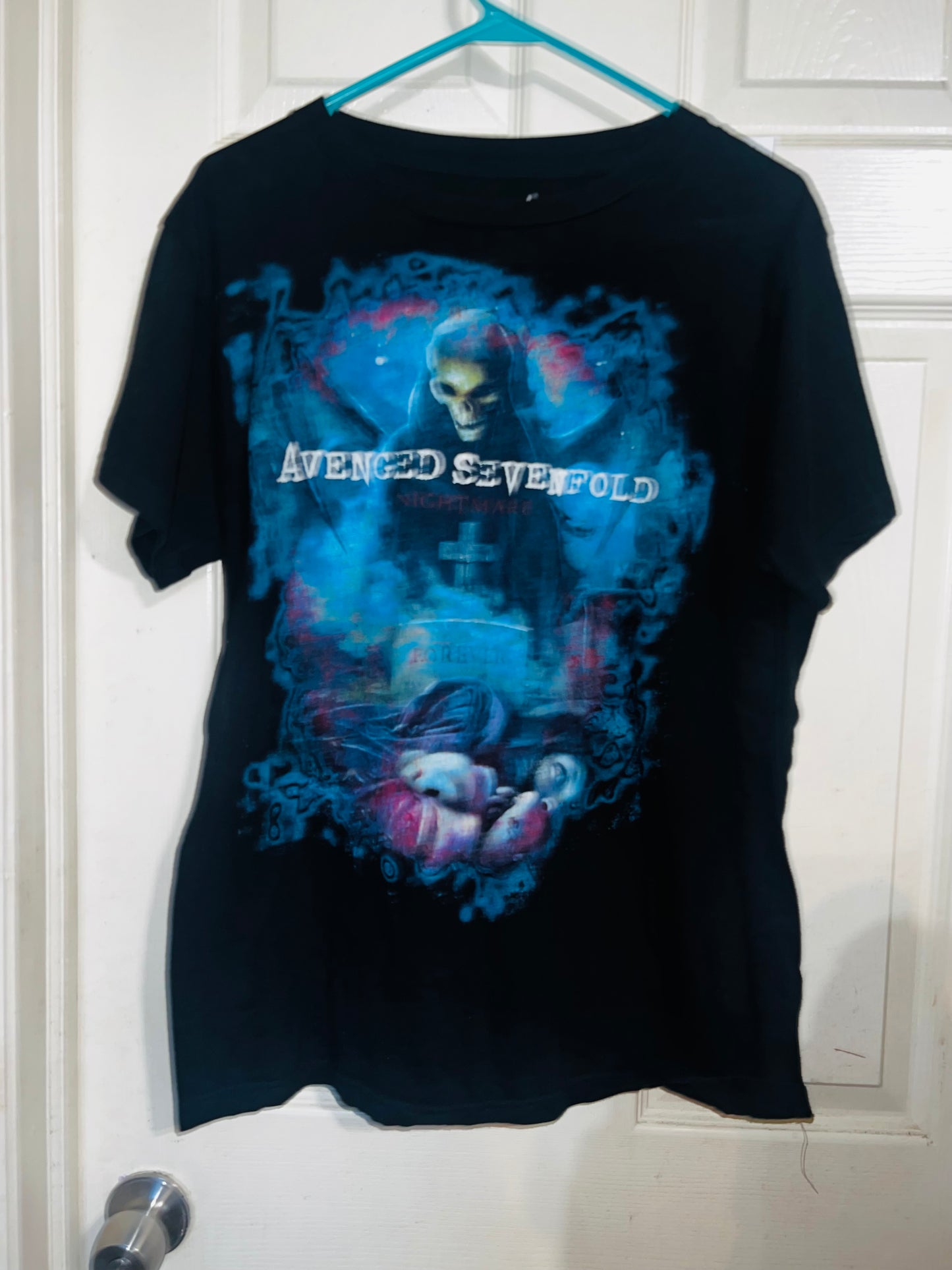 Avenged Sevenfold Oversized Distressed Vintage Tee