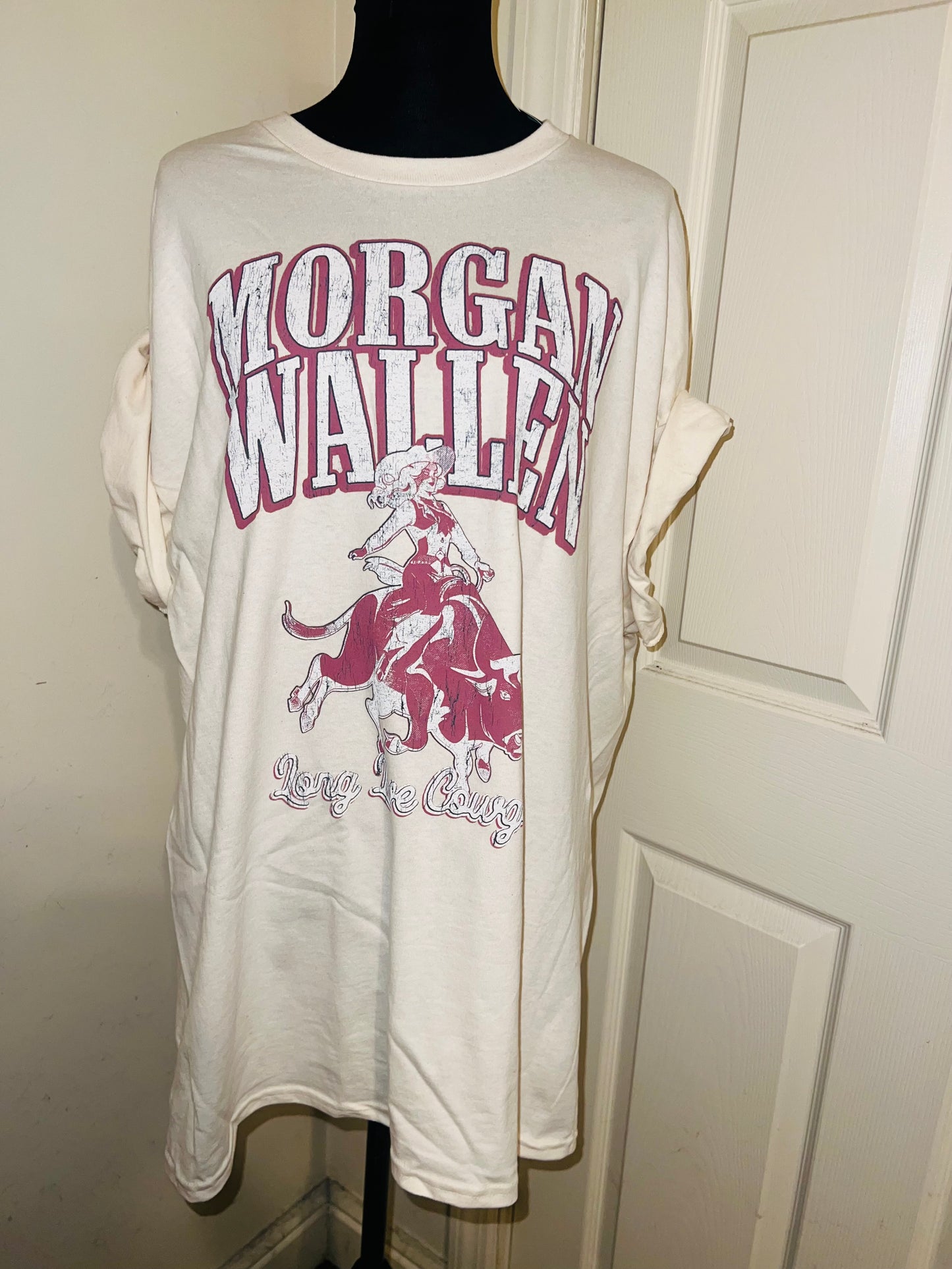Morgan Wallen Oversized Distressed Tee