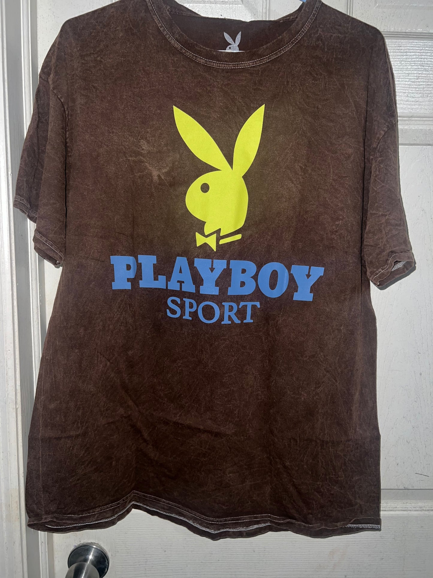 Playboy Sport Oversized Distressed Tee
