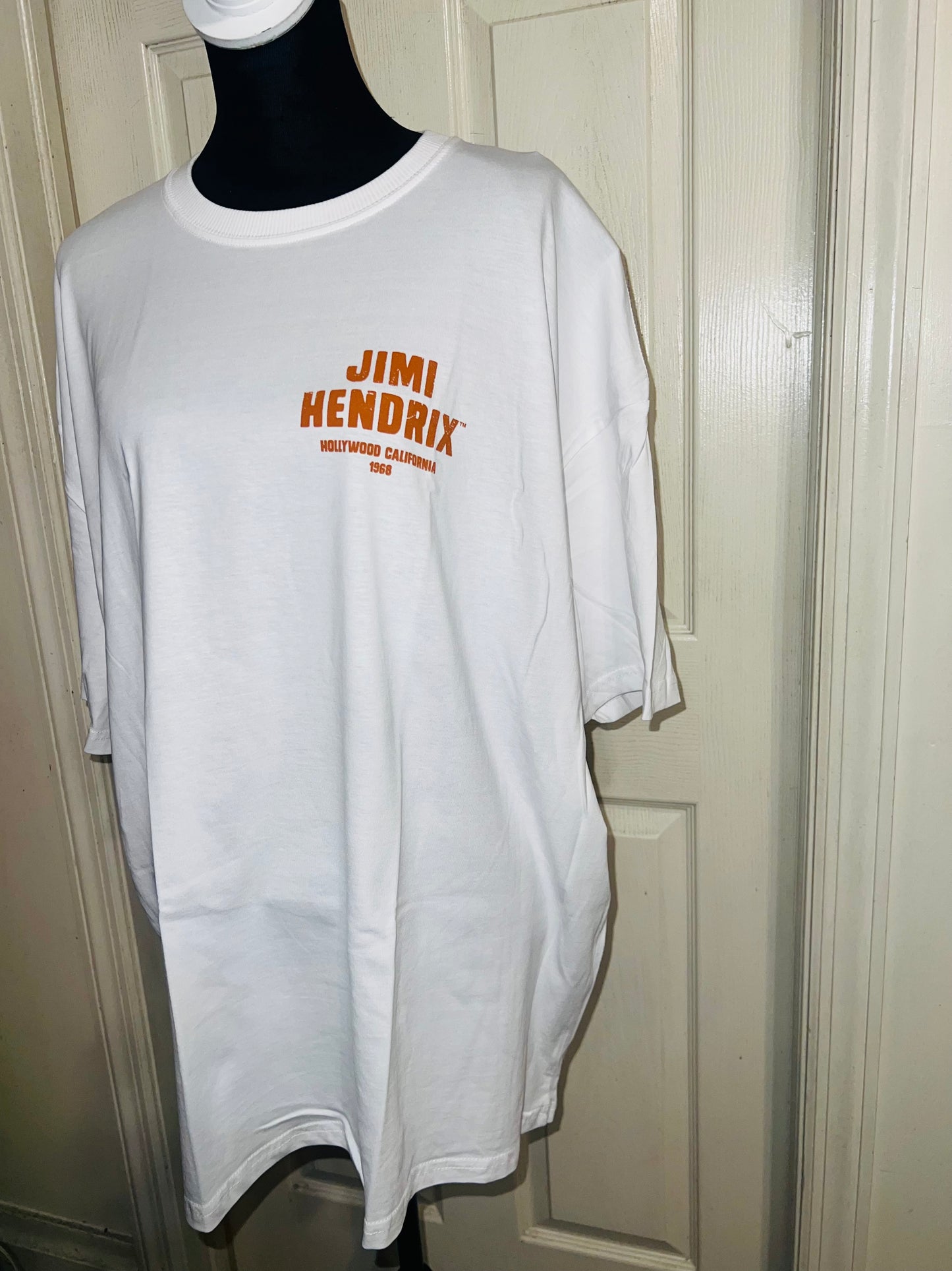 Jimi Hendrix Double Sided Oversized Distressed Tee