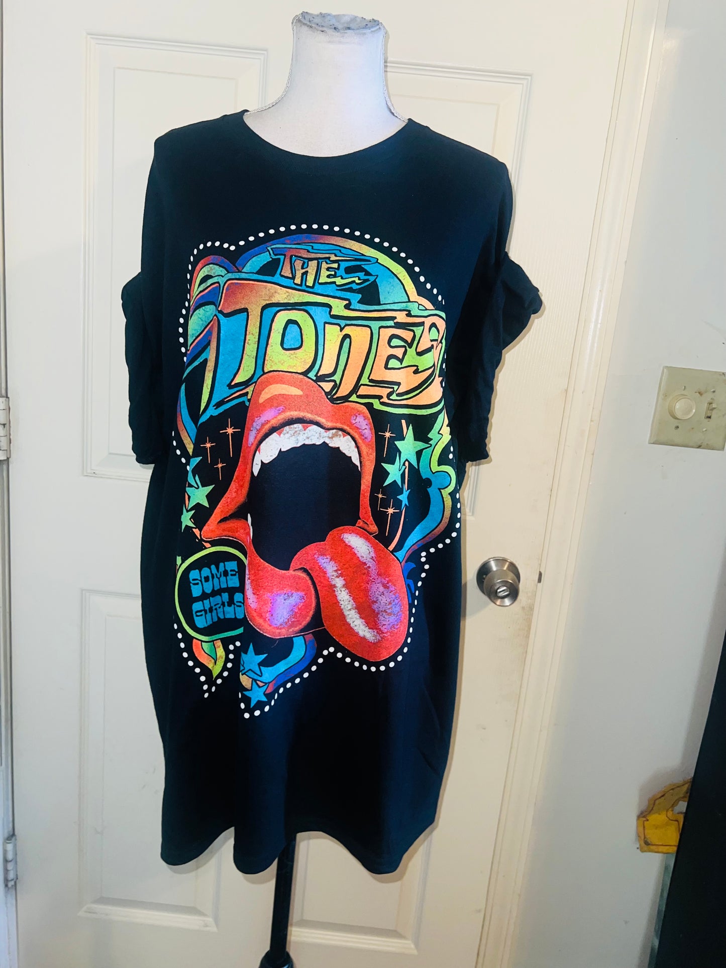 Rolling Stones Oversized Distressed Tee