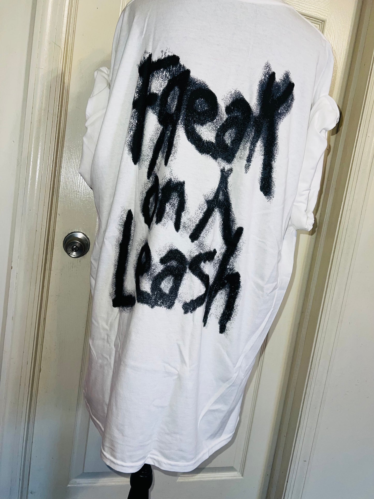 Korn Double Sided Oversized Distressed Tee