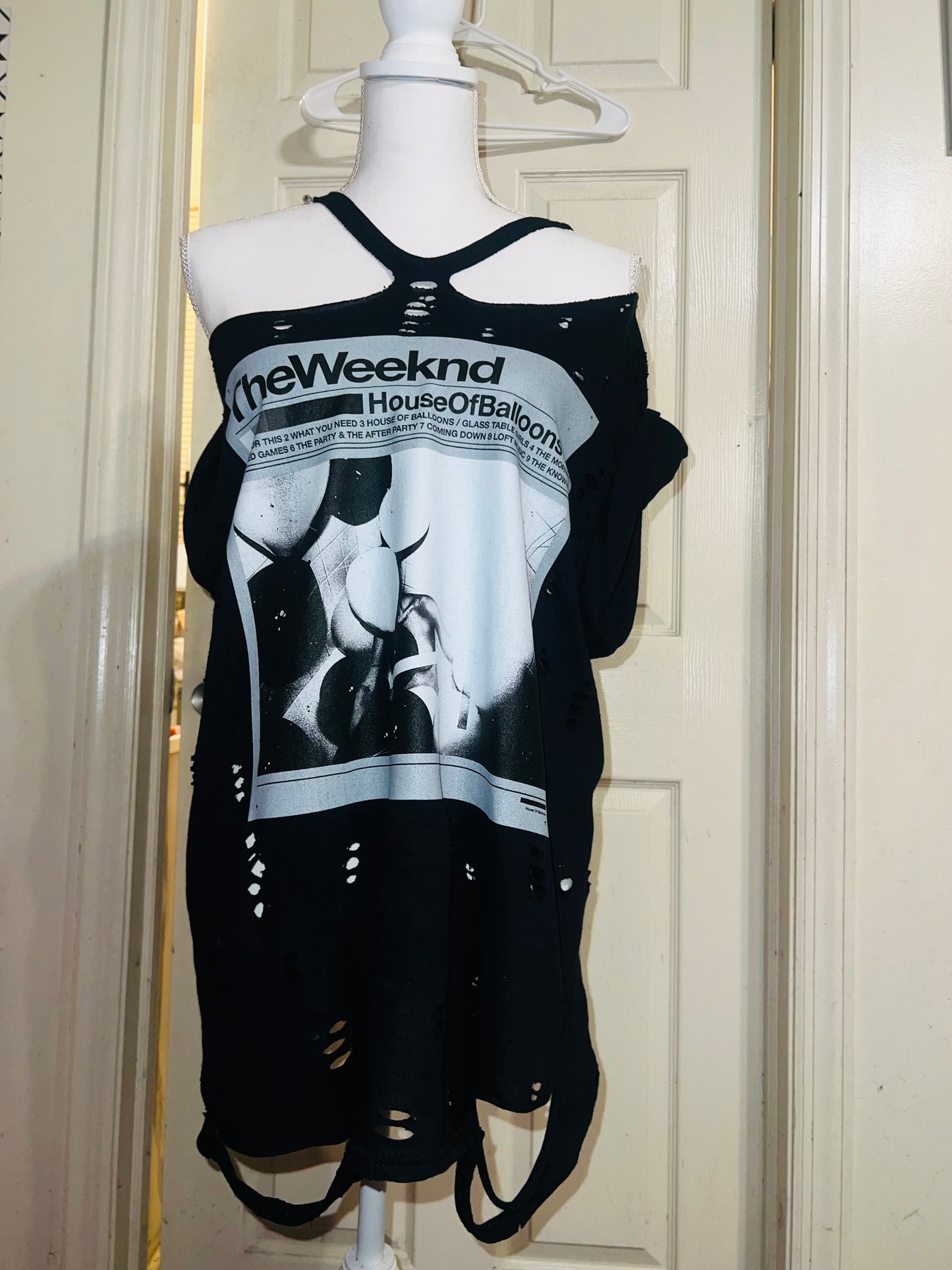 The Weeknd HOB Oversized Distressed Tee