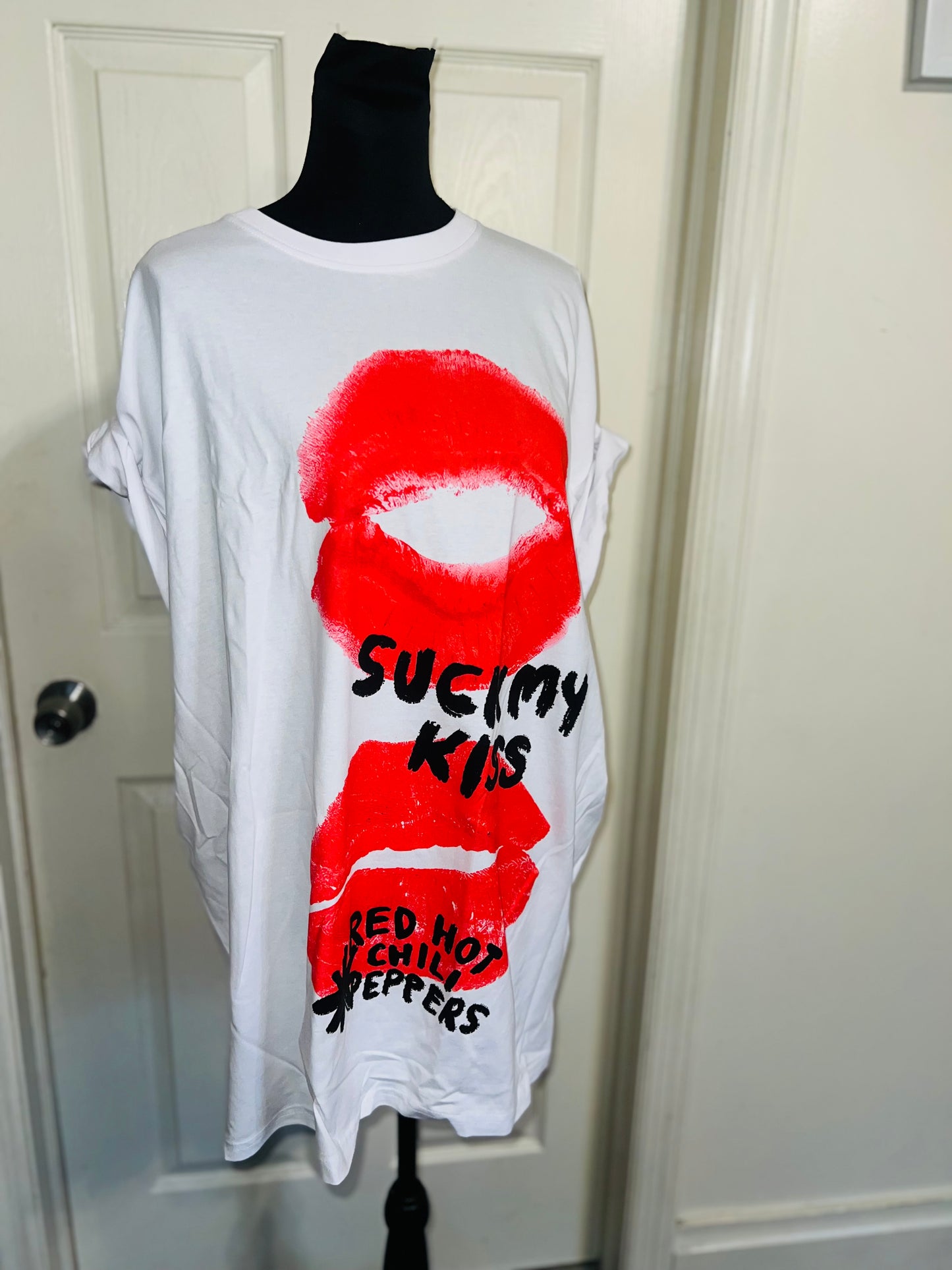Red Hot Chili Peppers Oversized Distressed Tee