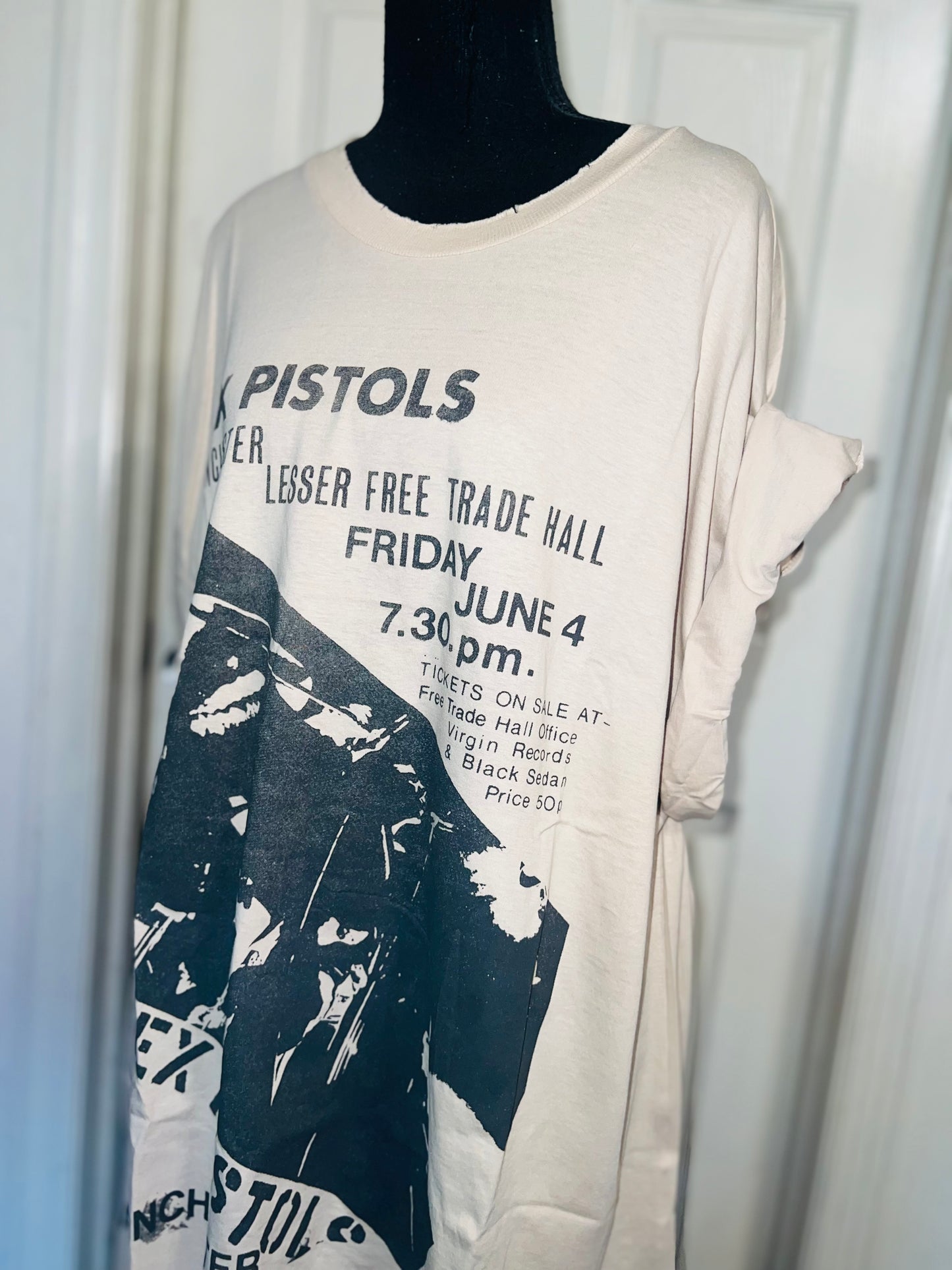 The Sex Pistols Oversized Distressed Tee