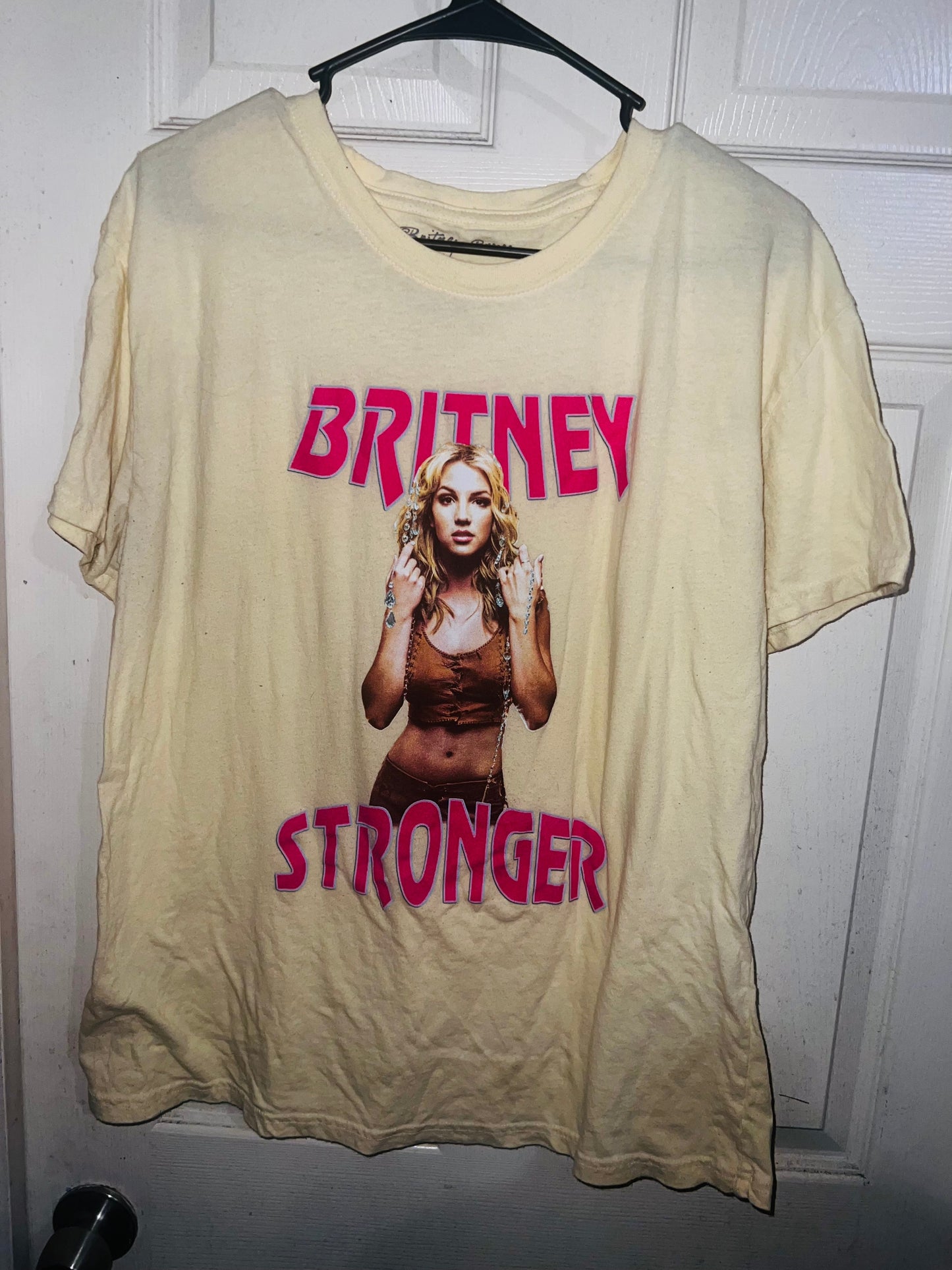 Britney Spears Stronger Distressed Tee