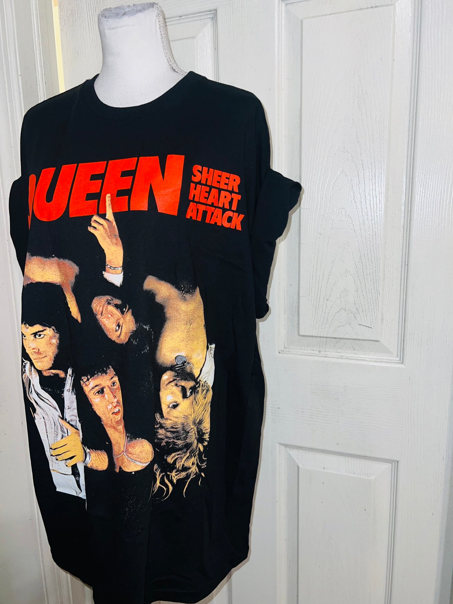 Queen Oversized Distressed Tee