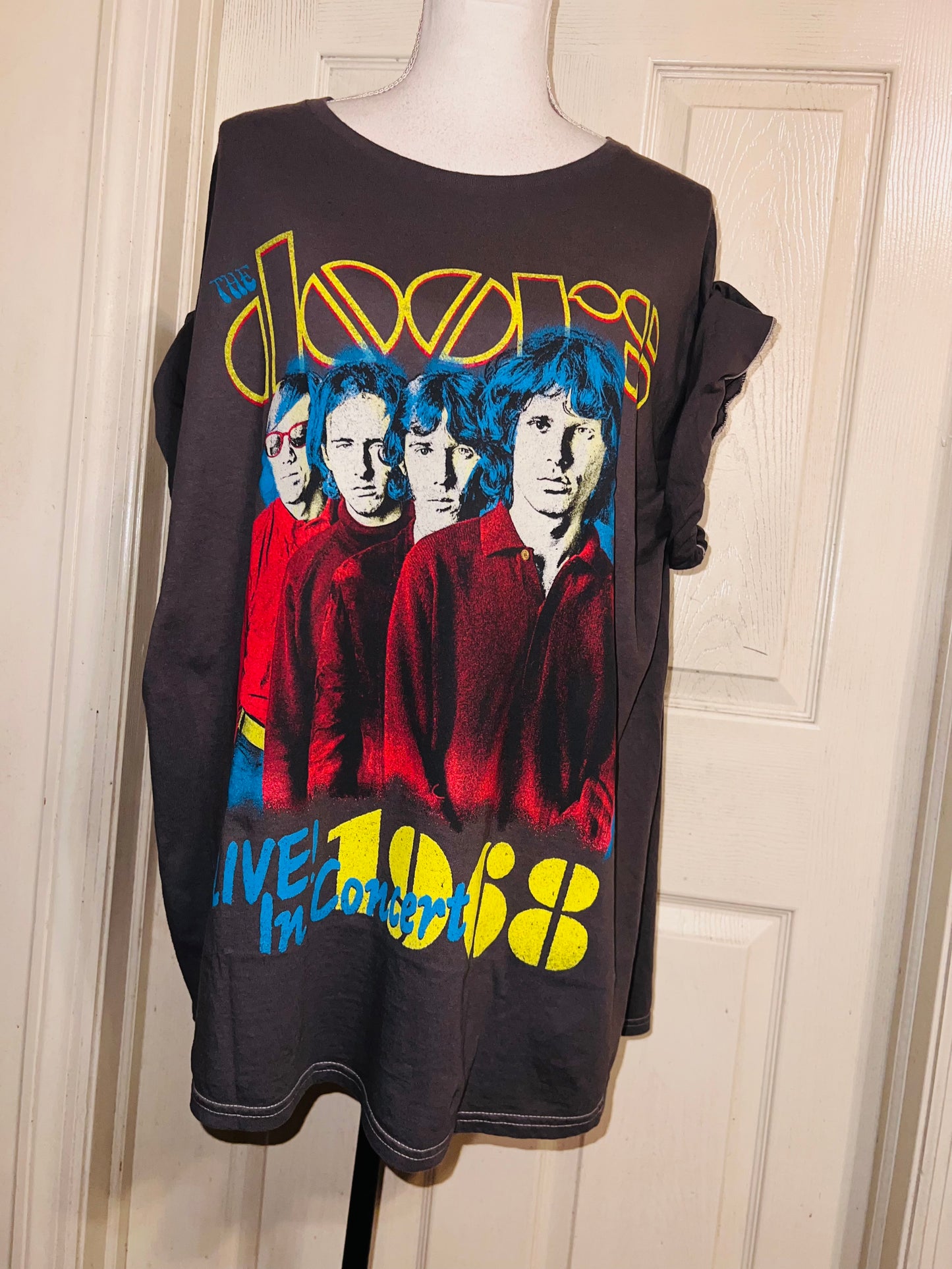 The Doors Double Sided Oversized Distressed Tee