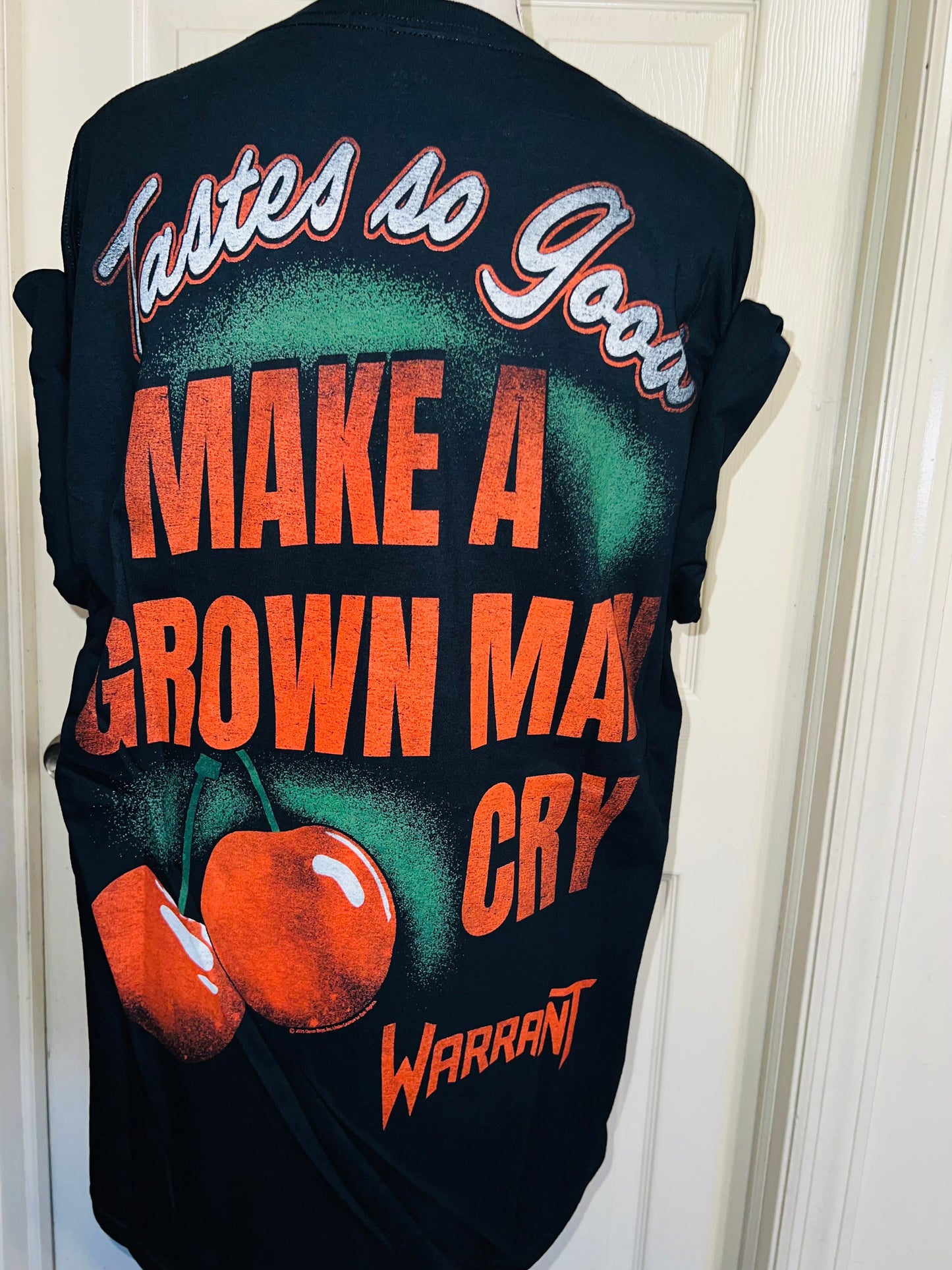 Warrant Double Sided Oversized Distressed Tee