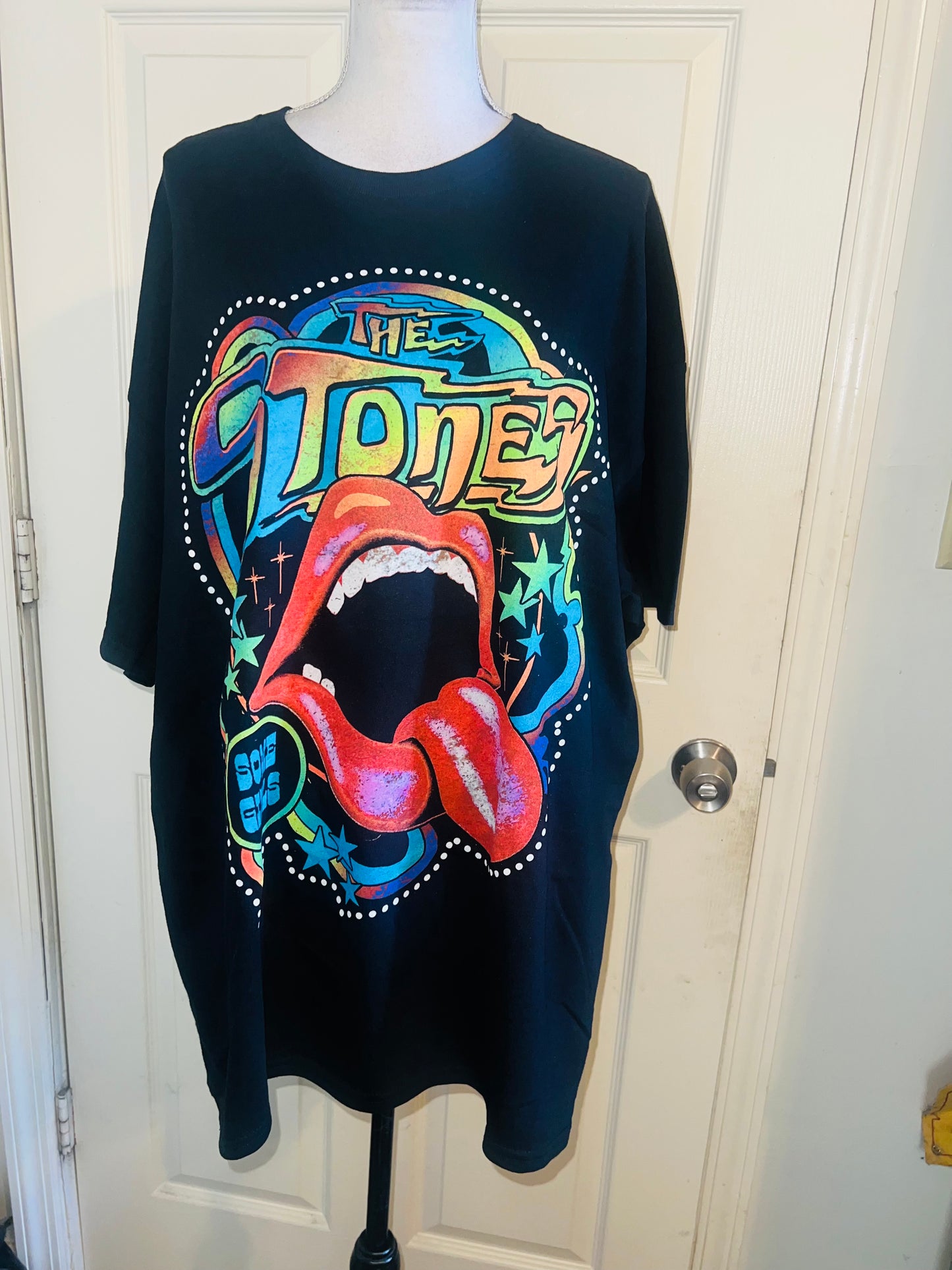 Rolling Stones Oversized Distressed Tee