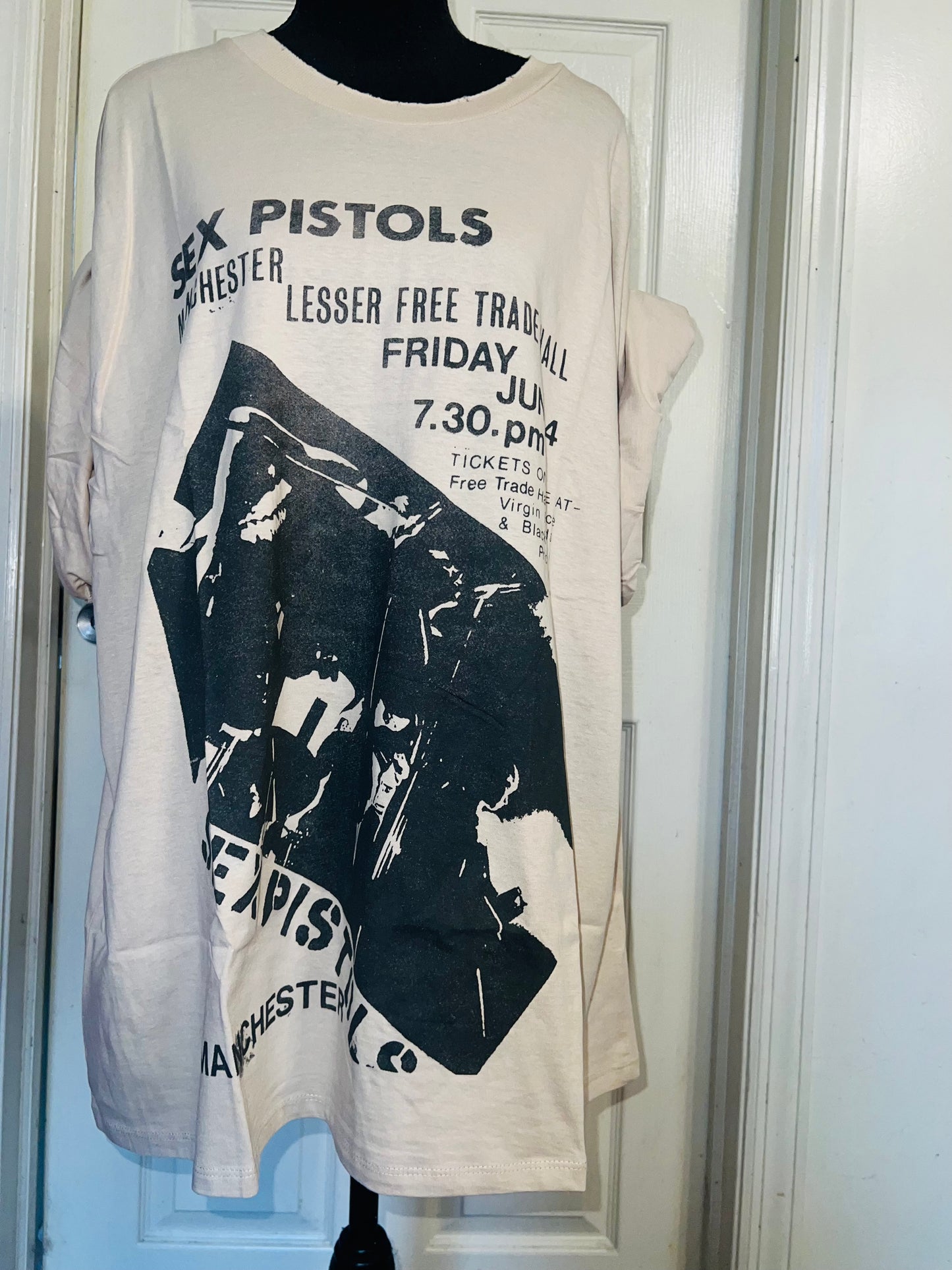 The Sex Pistols Oversized Distressed Tee