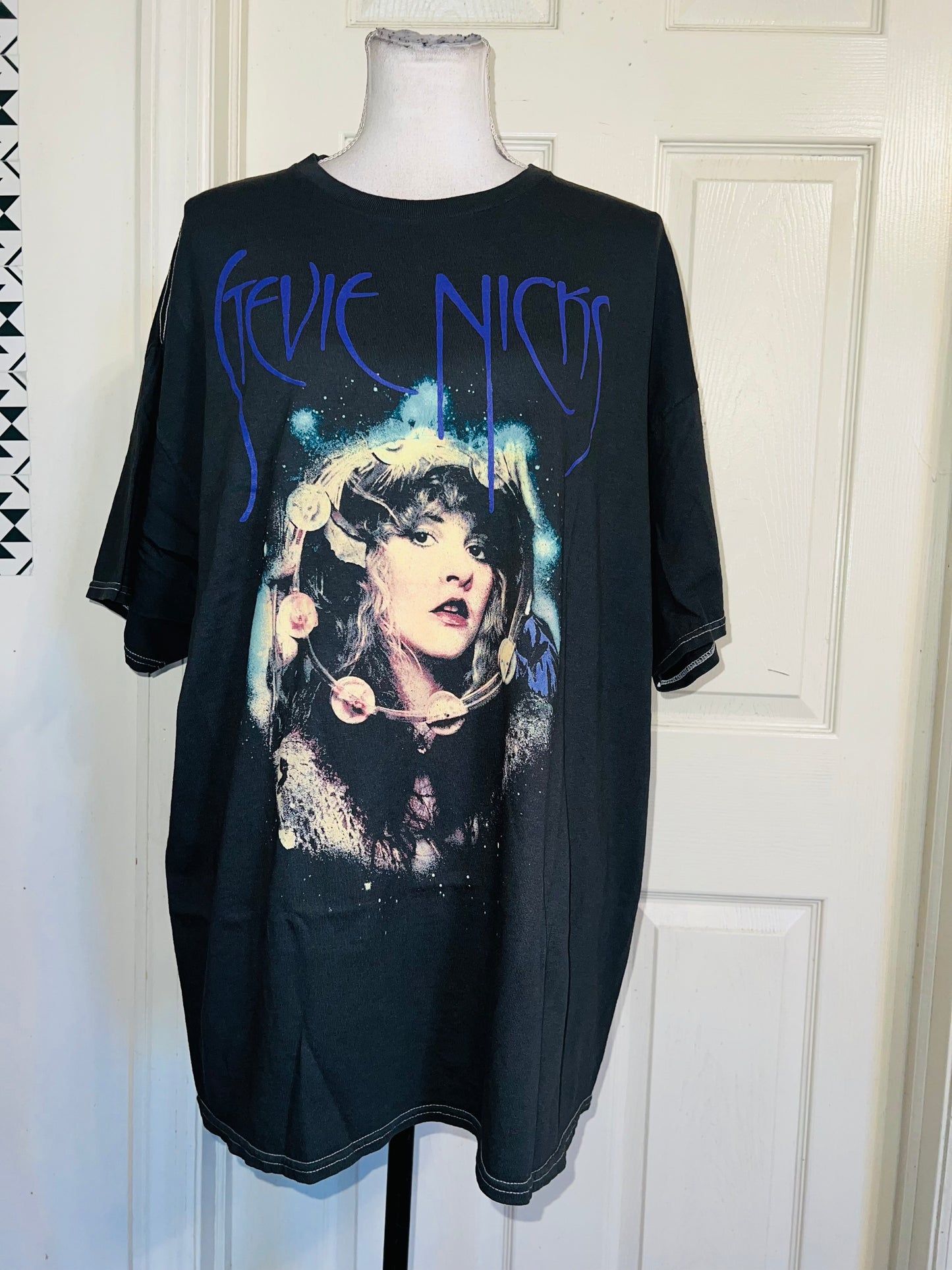 Stevie Nicks Oversized Distressed Tee