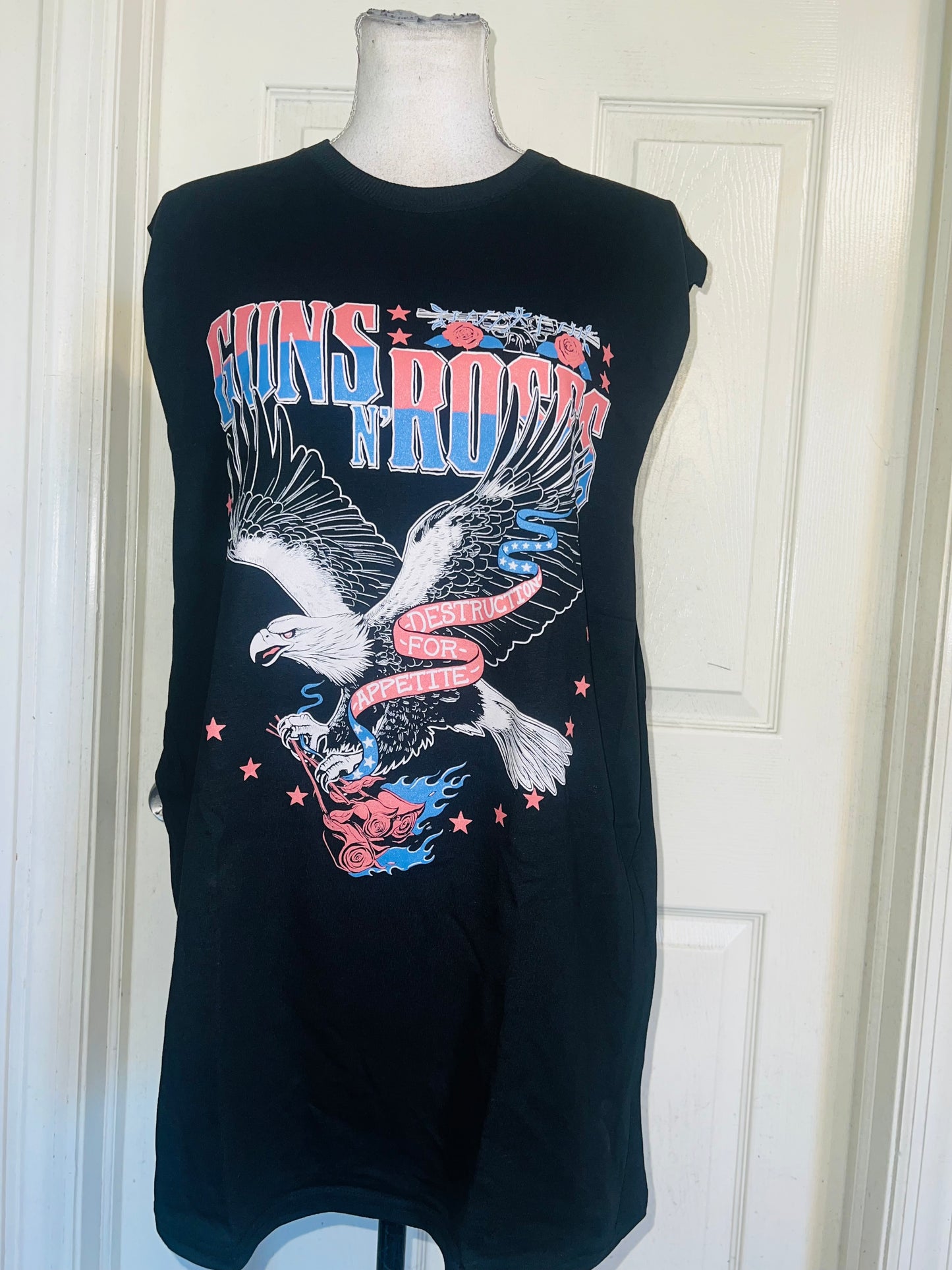 Guns N’ Roses Oversized Distressed Tank