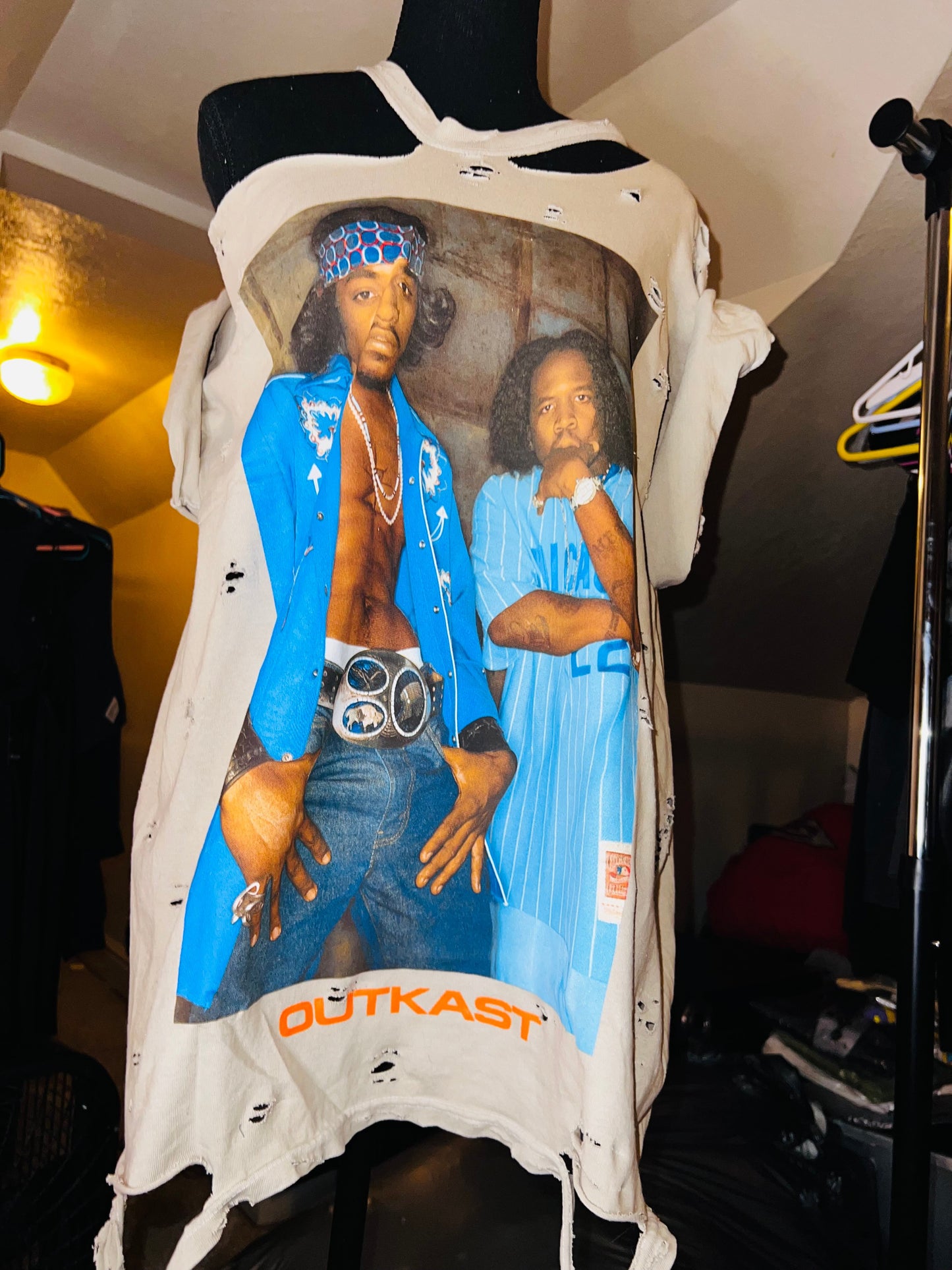 Outkast Oversized Distressed Tee