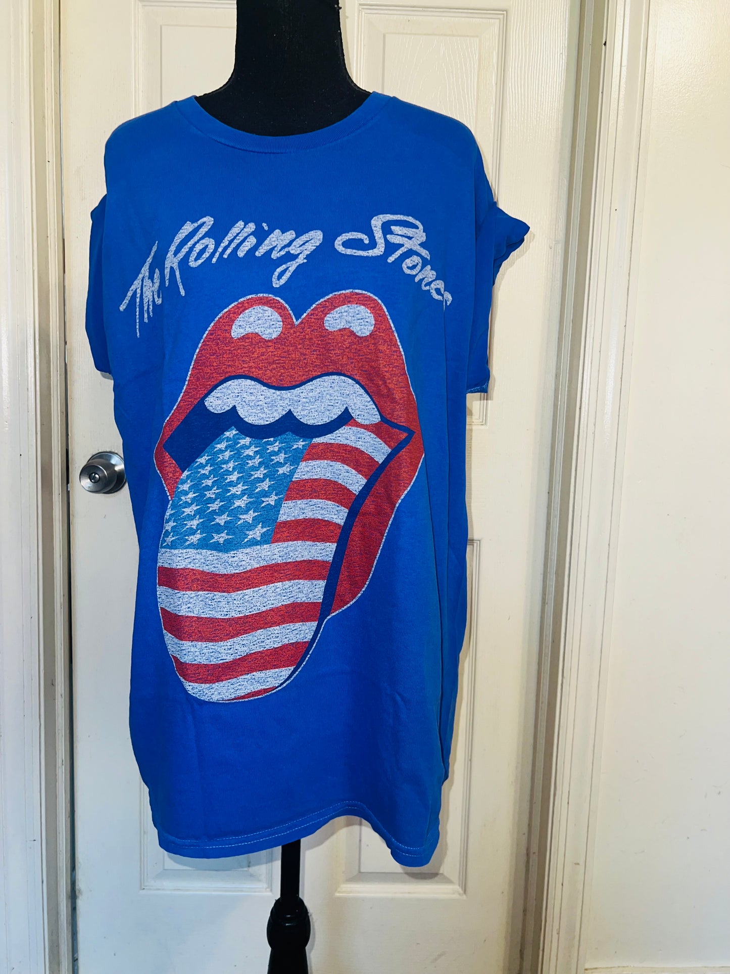 The Rolling Stones Oversized Distressed Tee