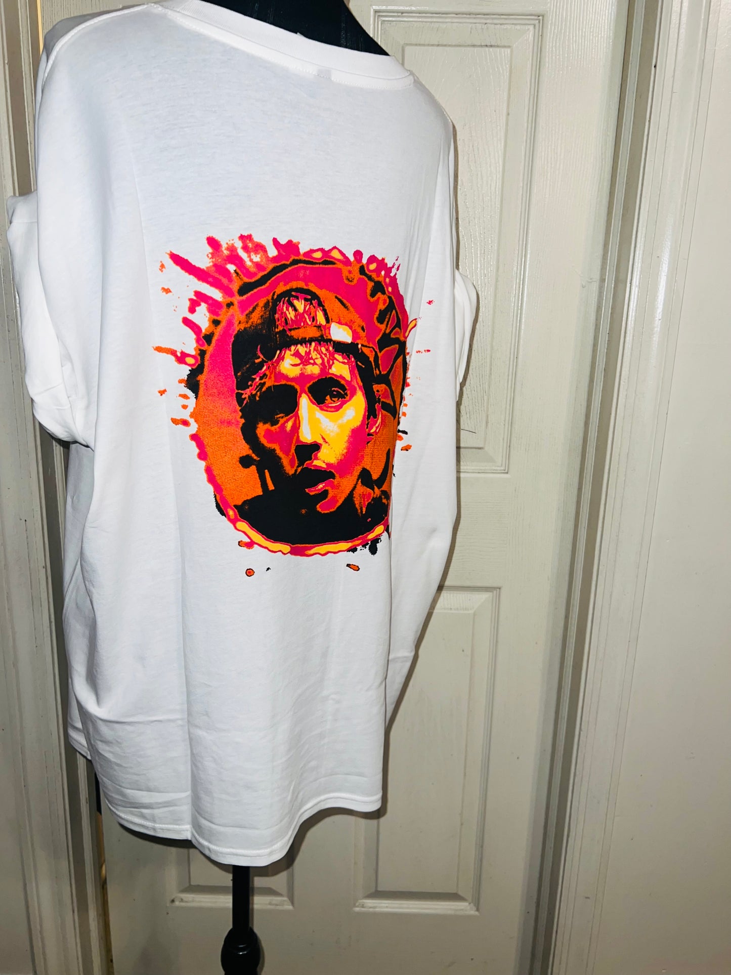 Rush Double Sided Oversized Distressed Tee