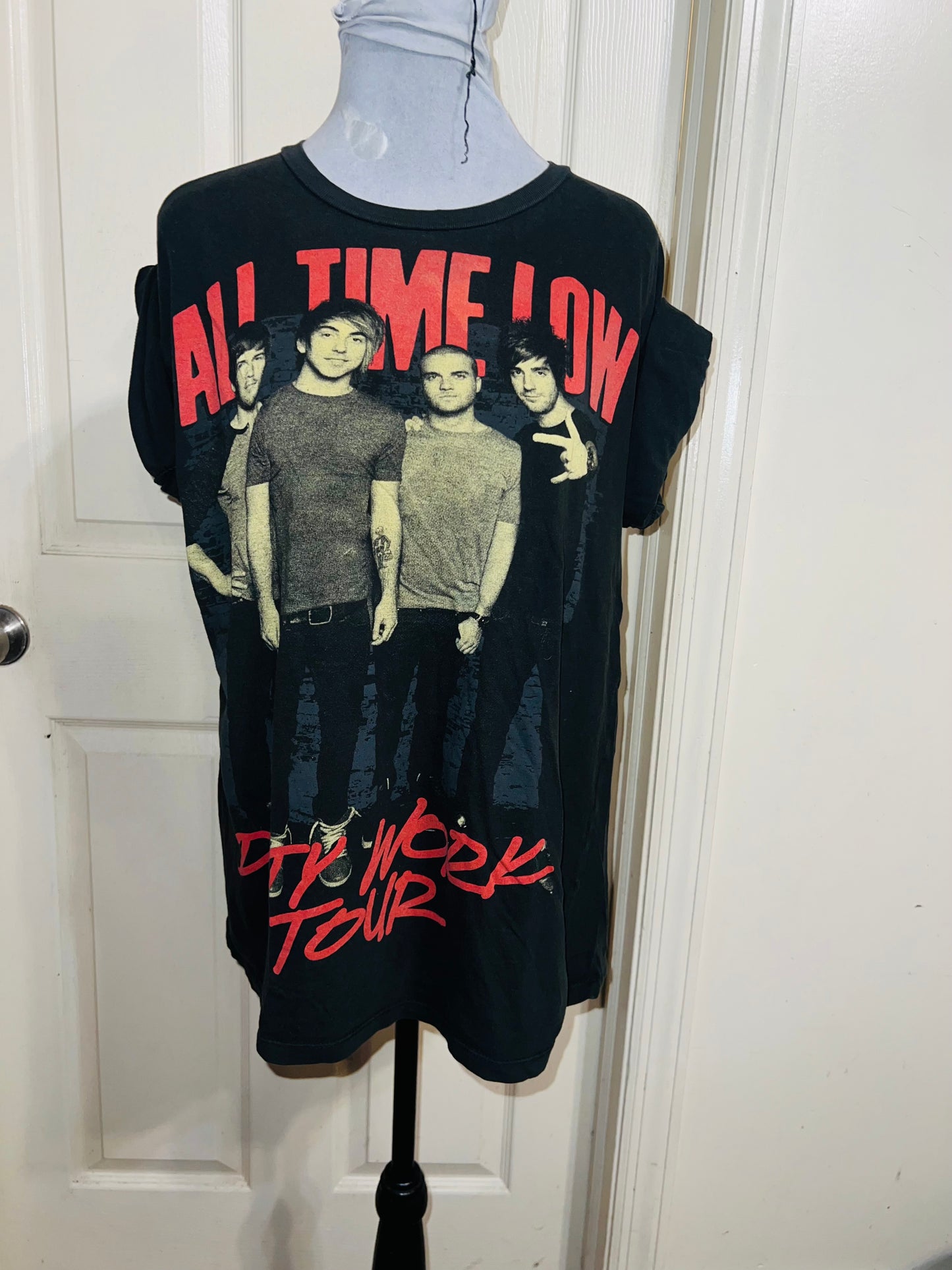 All Time Low Vintage Oversized Double Sided Tee