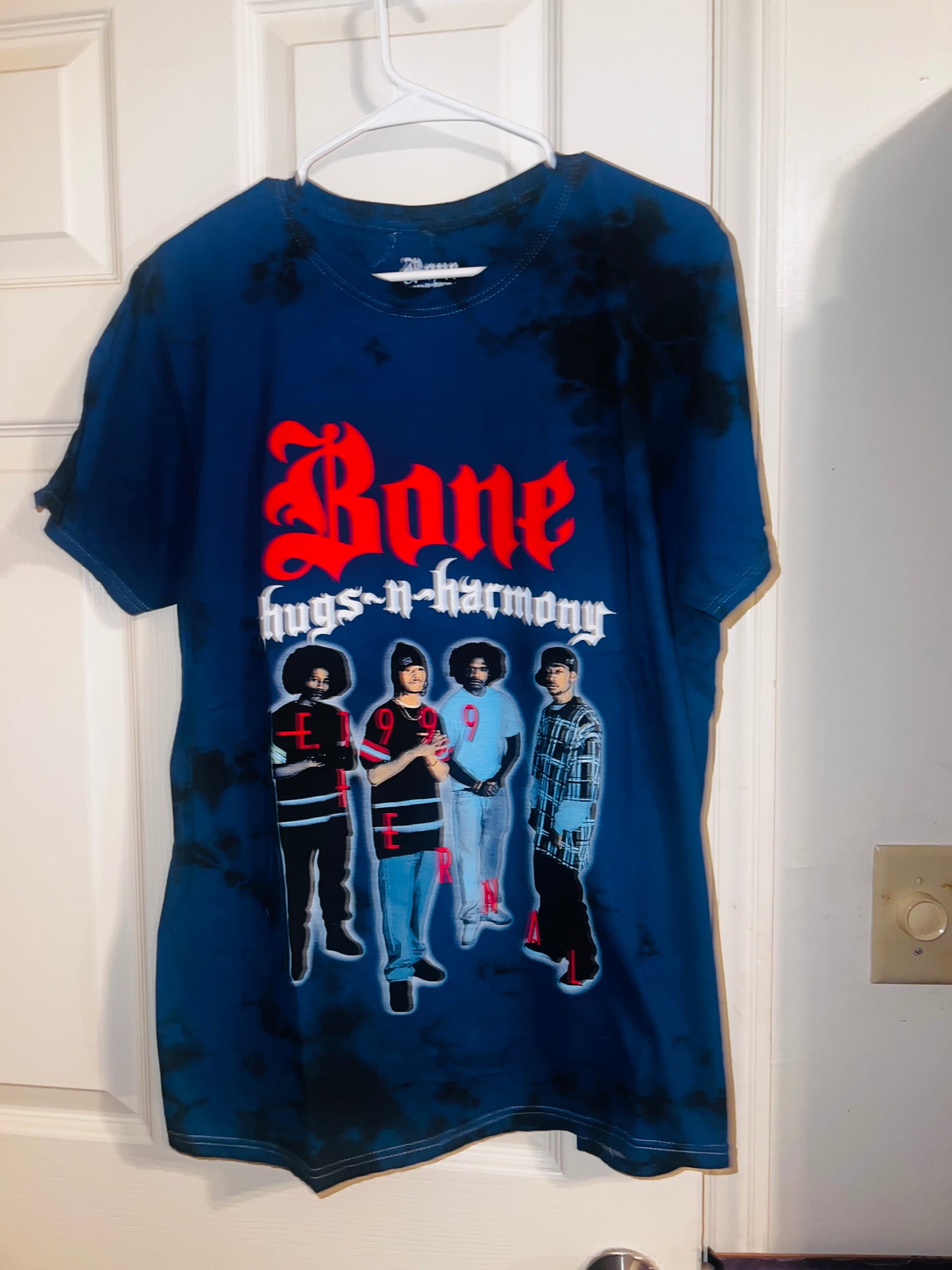 Bone Thugs n Harmony Tie Dyed Oversized Distressed Tee
