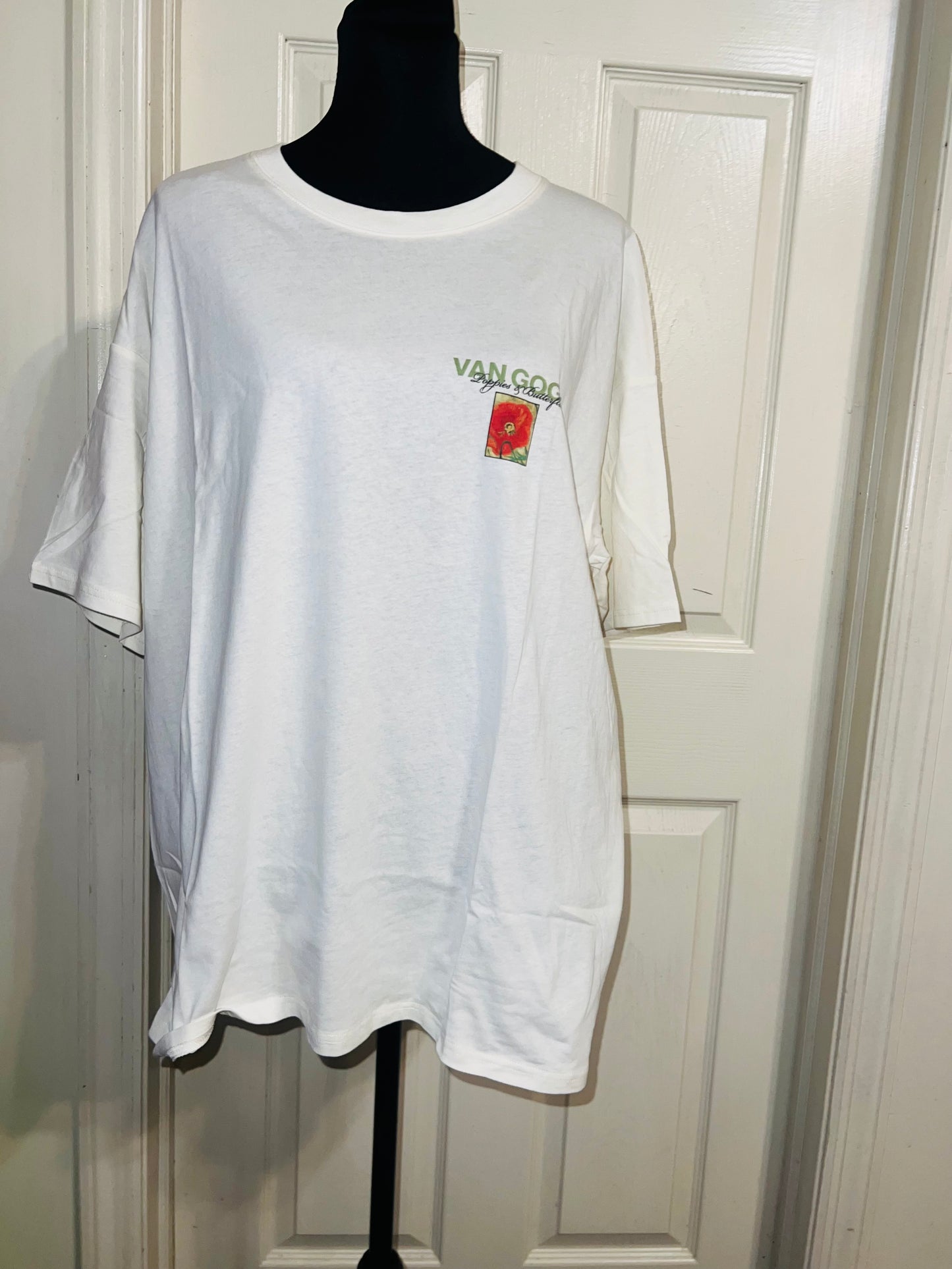 Vincent Van Gogh Double Sided Oversized Distressed Tee