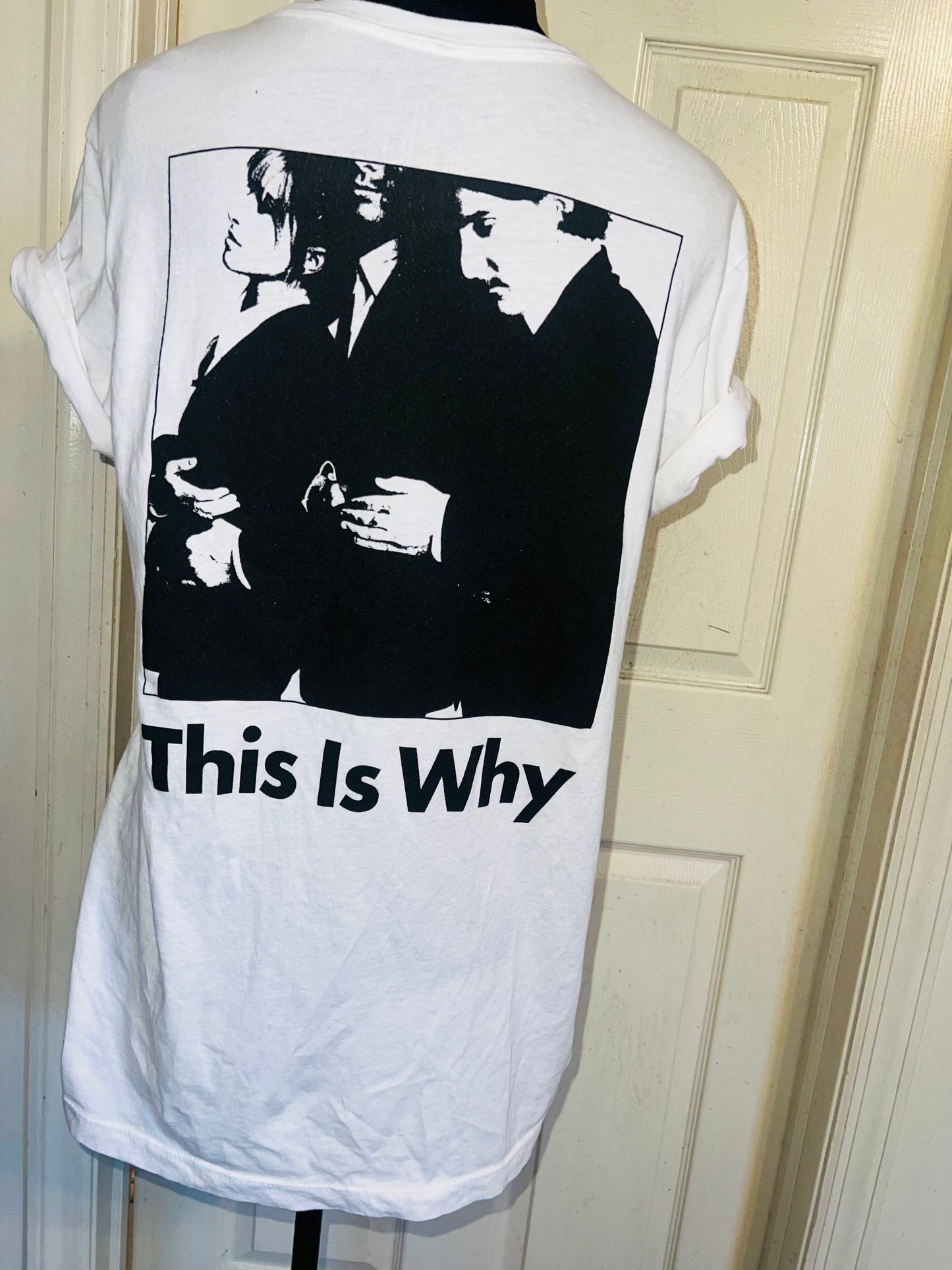 Paramore This is Why Double Sided Oversized Distressed Tee