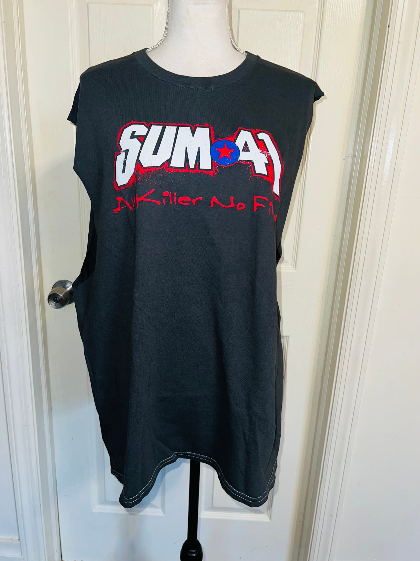 Sum 41 Double Sided Oversized Distressed Tank