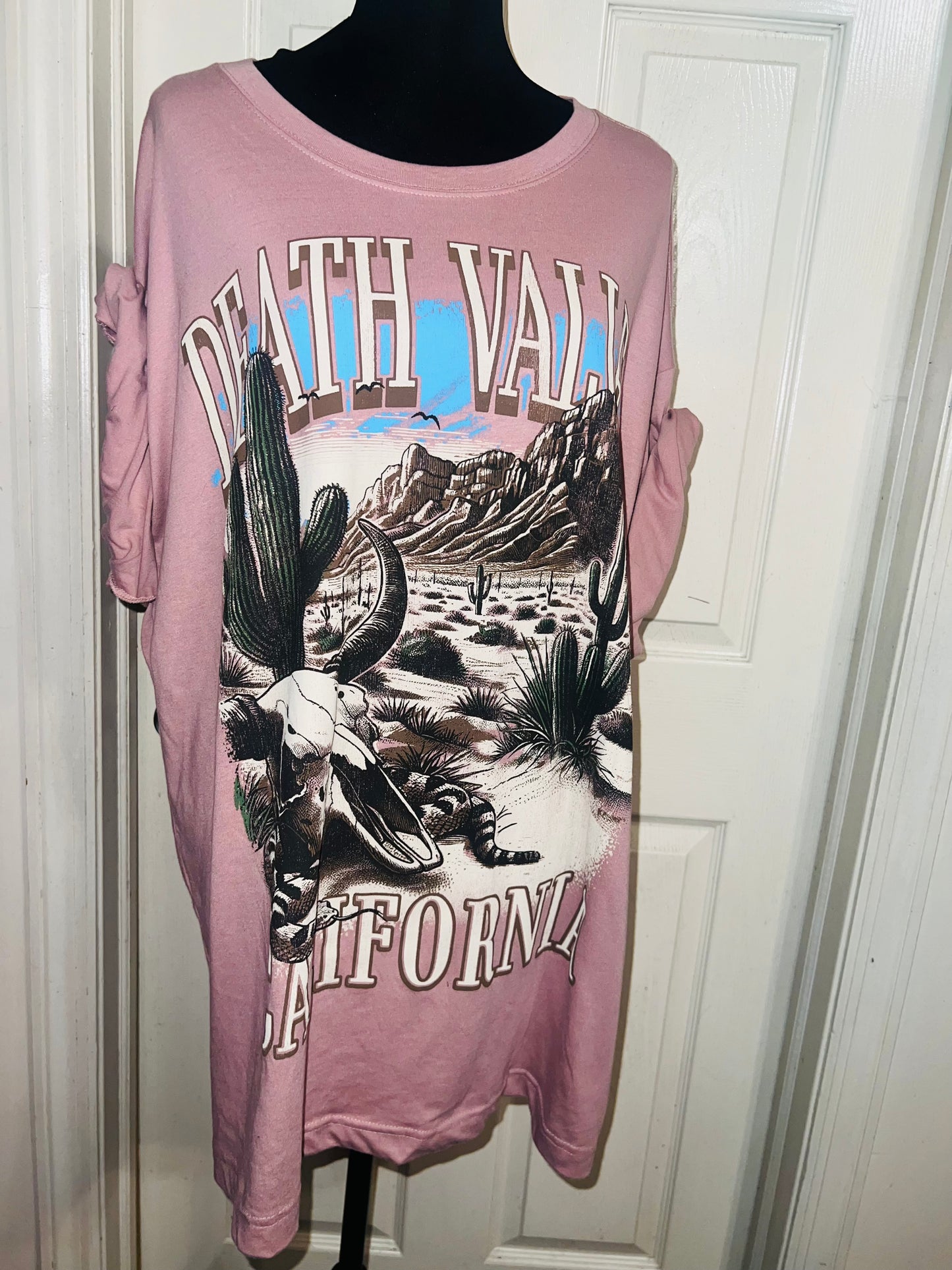 Death Valley California Oversized Distressed Tee