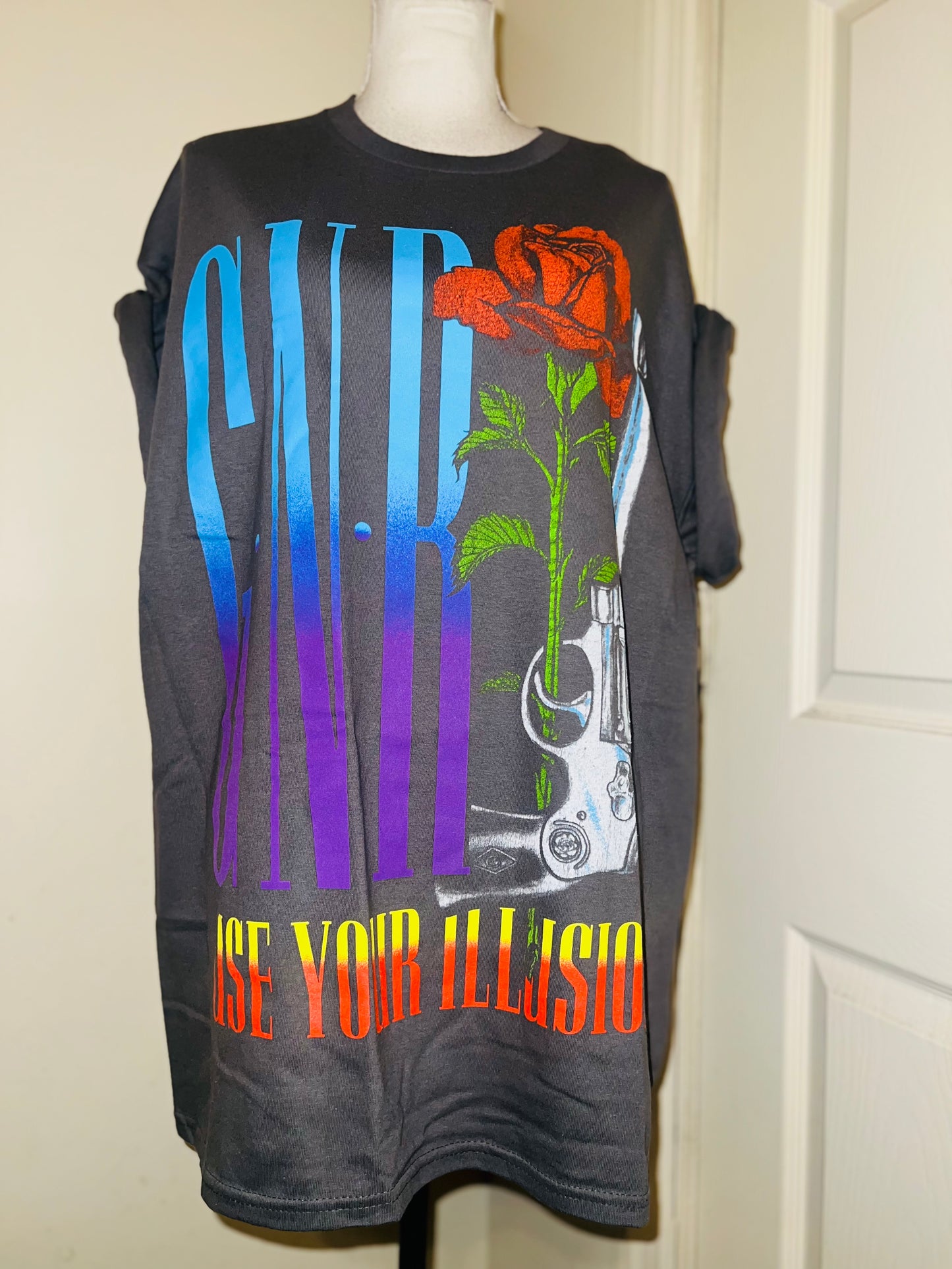 Guns N’ Roses Oversized Distressed Tee