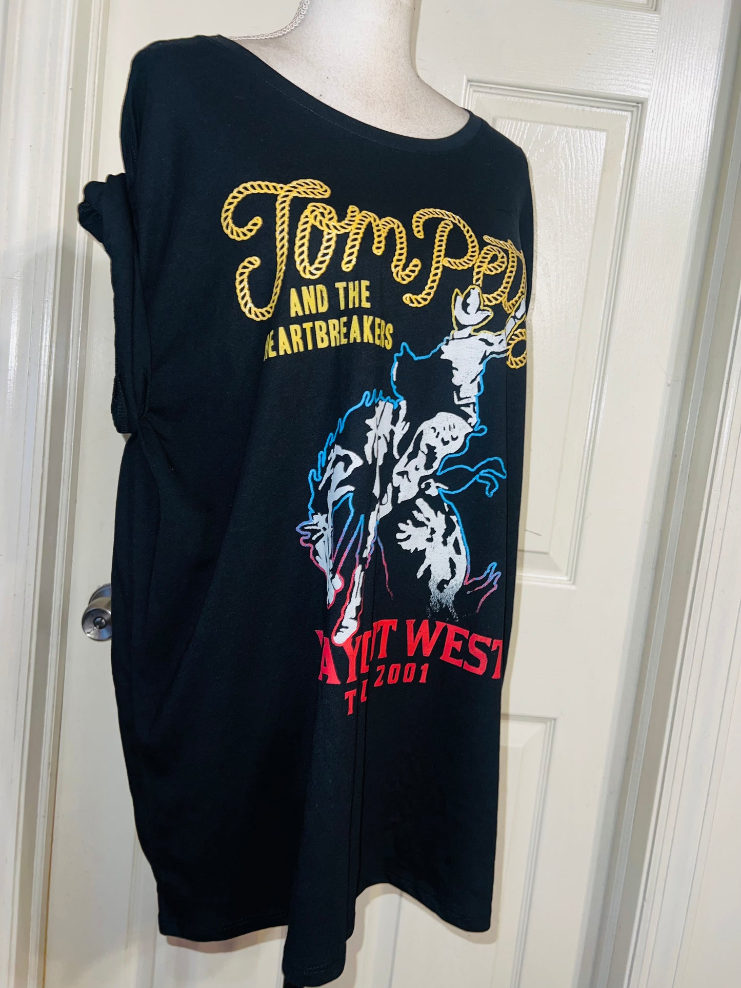 Tom Petty & The Heartbreakers Oversized Distressed Tee