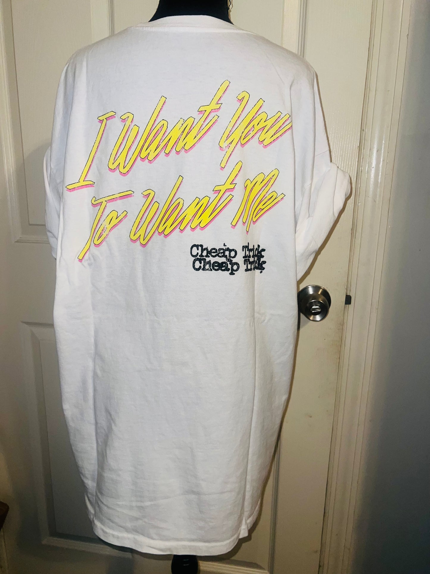 Cheap Trick Double Sided Oversized Tee