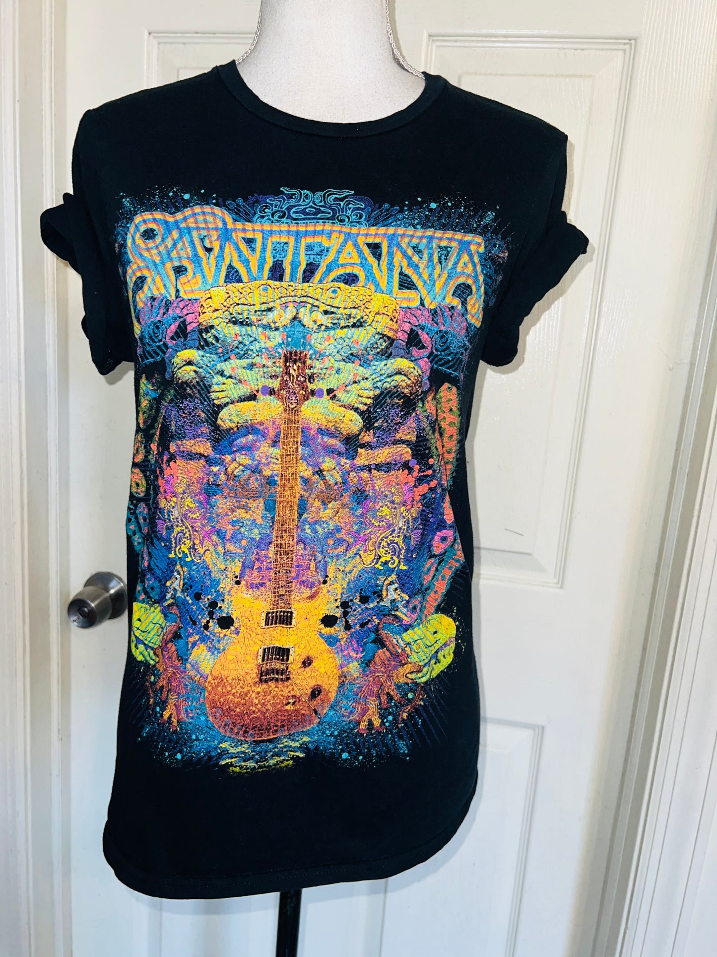 Santana Vintage Oversized Distressed Tee