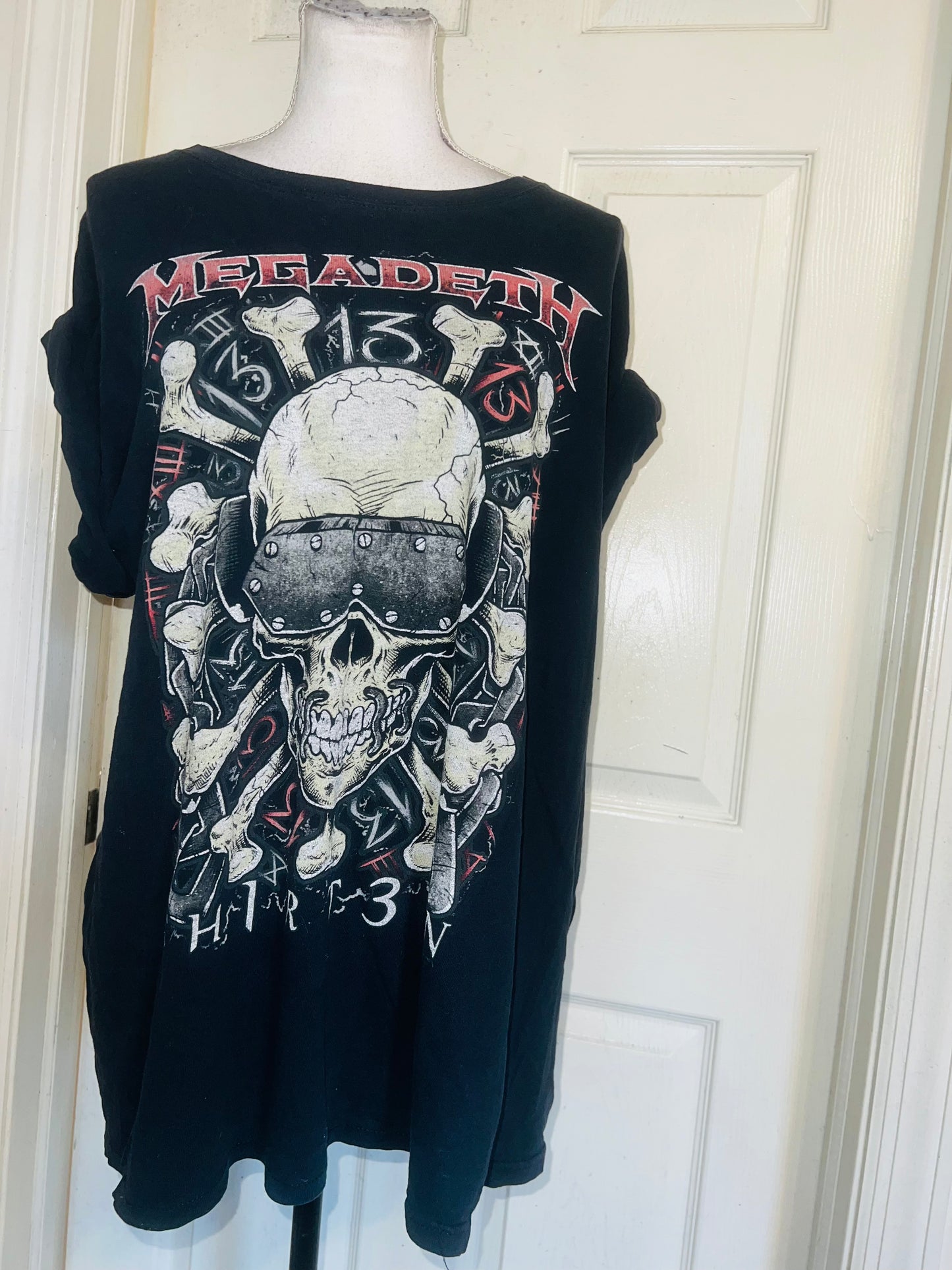 Megadeath American Vintage Oversized Distressed Tee