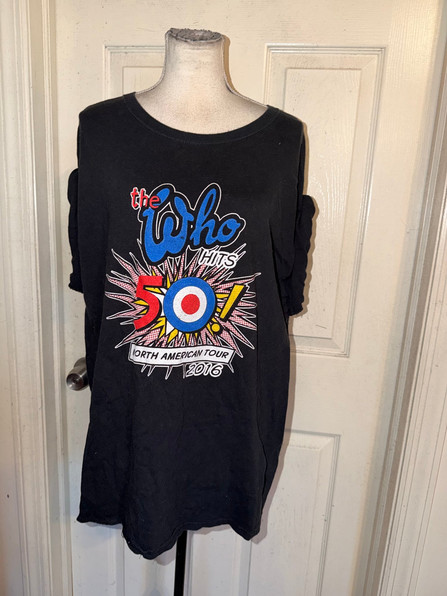The Who Oversized Distressed Tee
